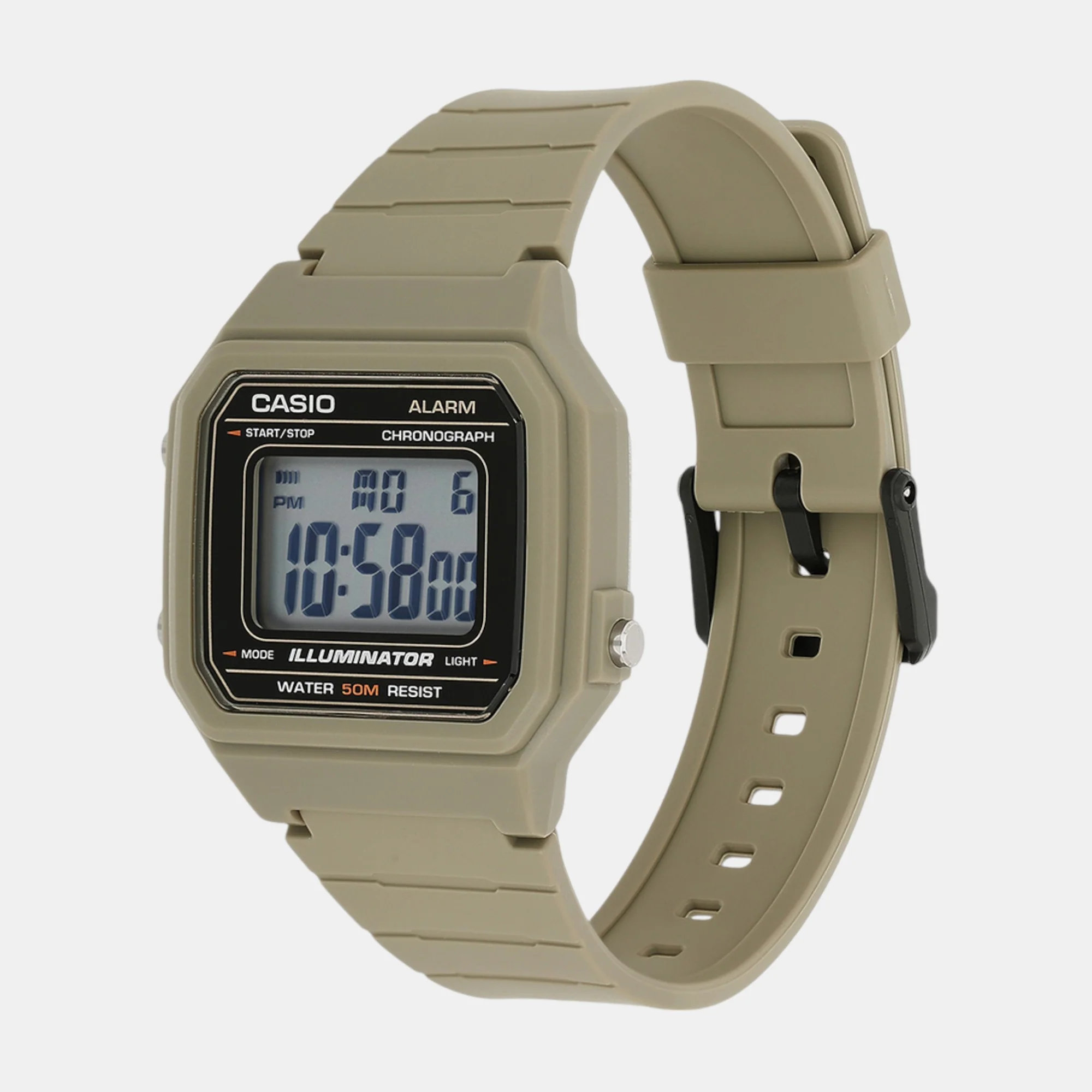 Youth Unisex Quartz Black Dial Digital Resin Watch I131 - Image 2