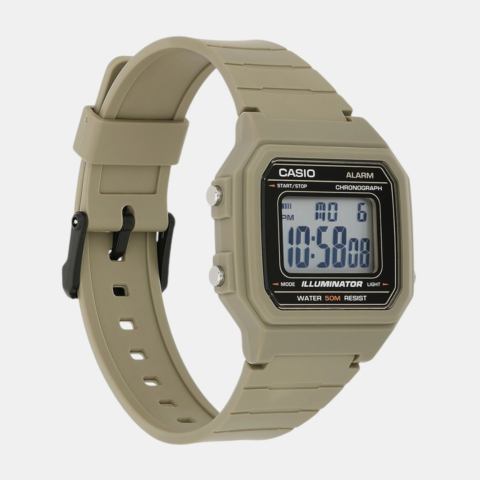 Youth Unisex Quartz Black Dial Digital Resin Watch I131 - Image 3