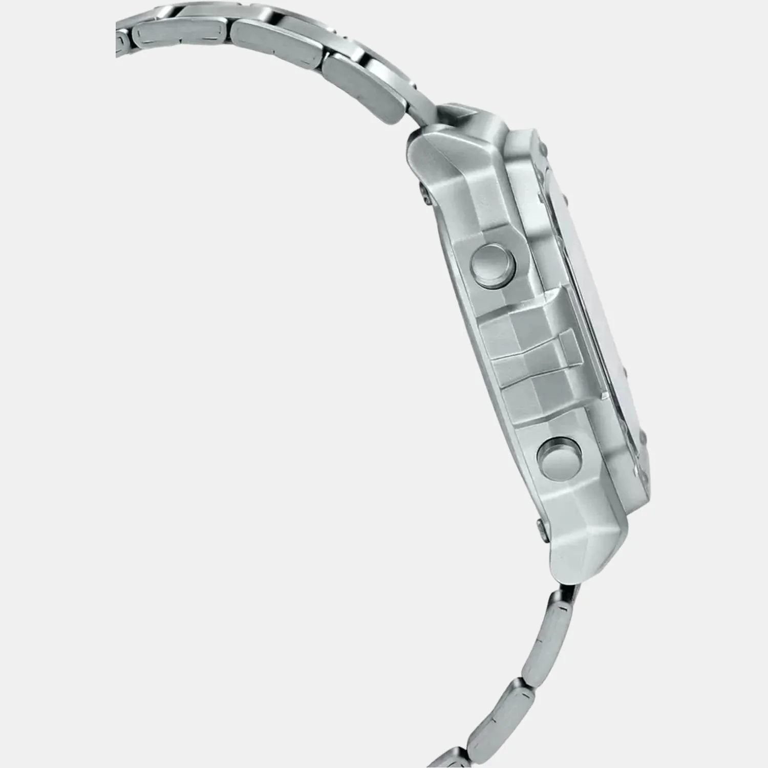 Youth Unisex Quartz Black Dial Digital Stainless Steel Watch D227 - Image 3