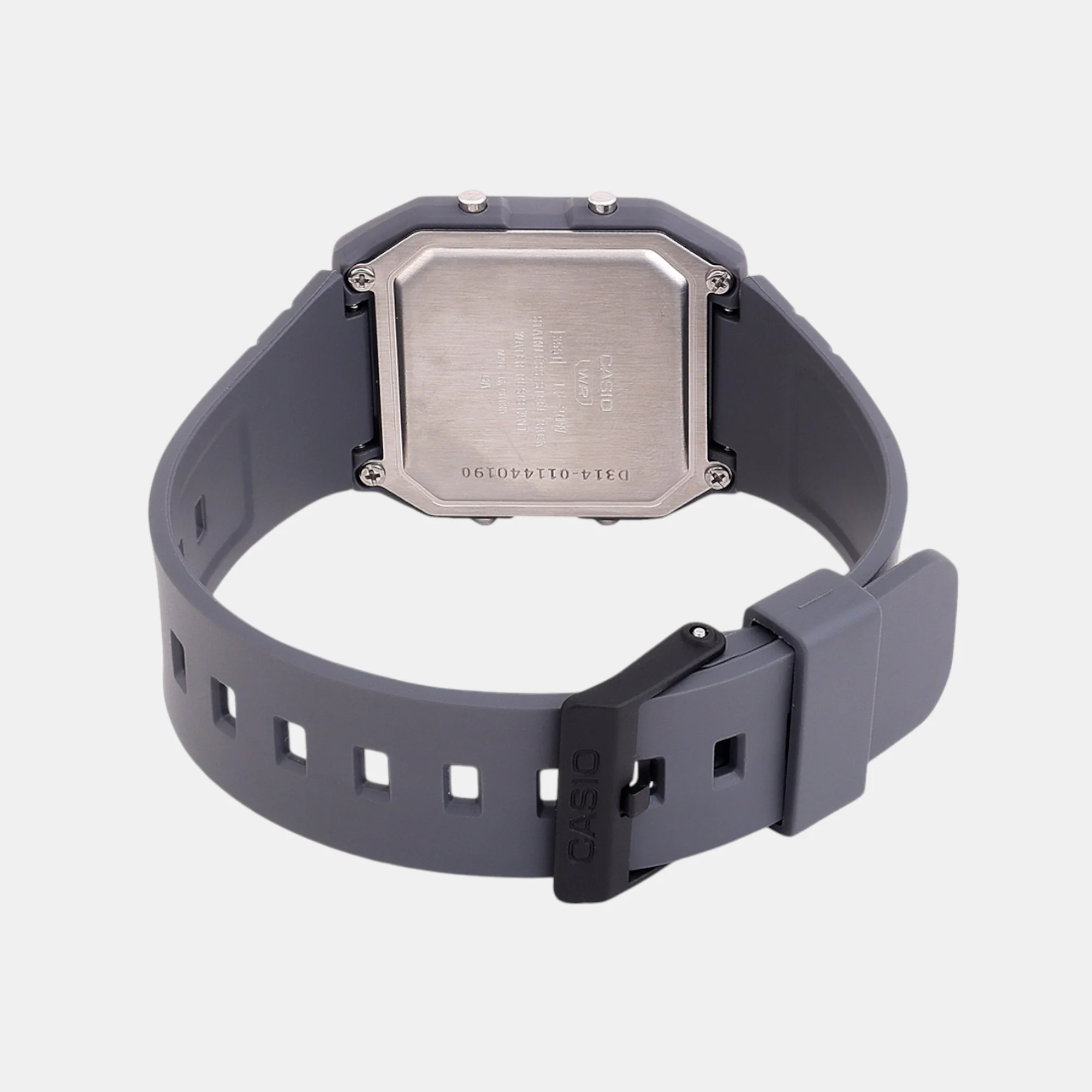 Youth Unisex Quartz Dark Grey Dial Digital Resin Watch D314 - Image 6