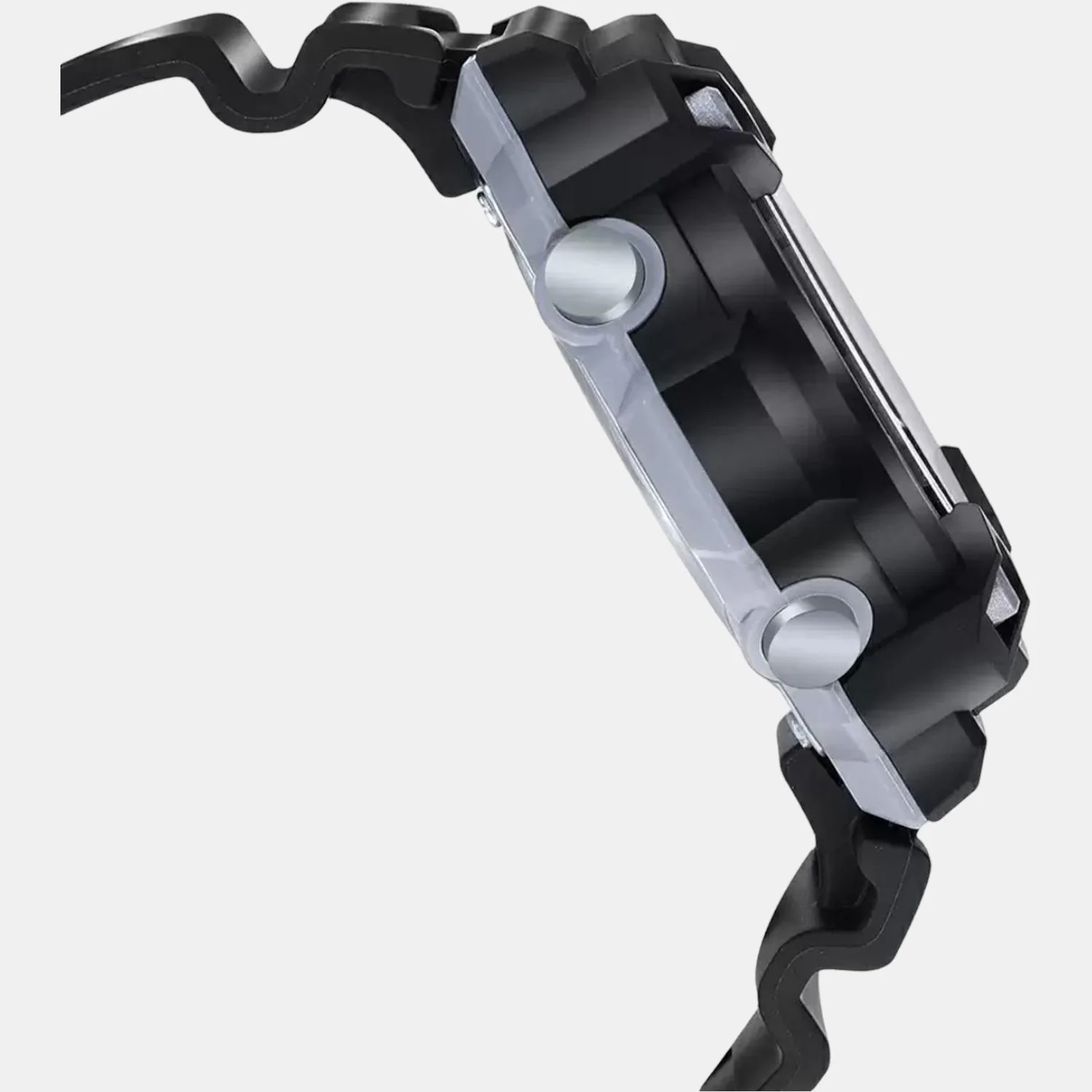 Youth Unisex Quartz Grey Dial Analog-Digital Resin Watch AD262 - Image 3