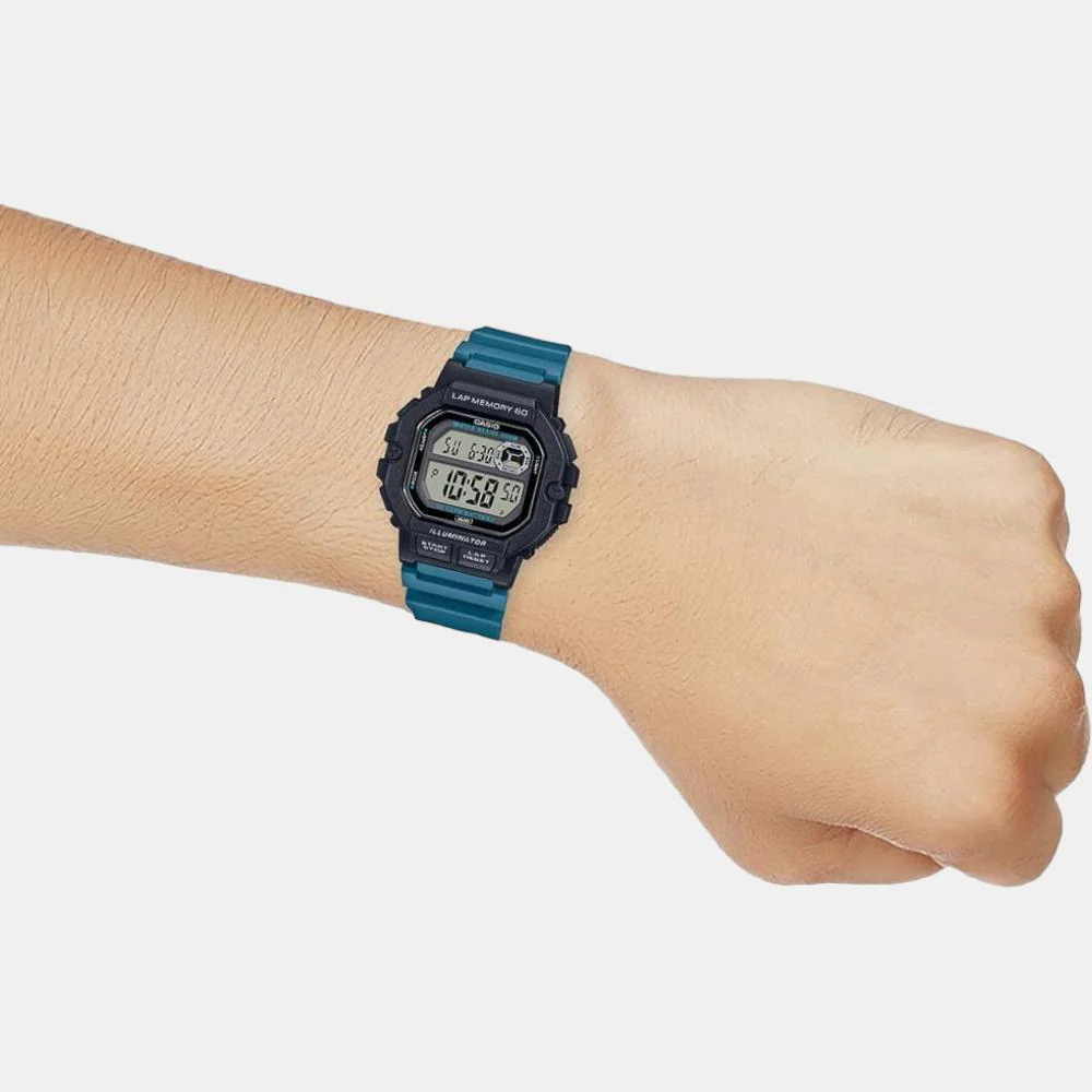 Youth Unisex Quartz Grey Dial Digital Resin Watch D271 - Image 6