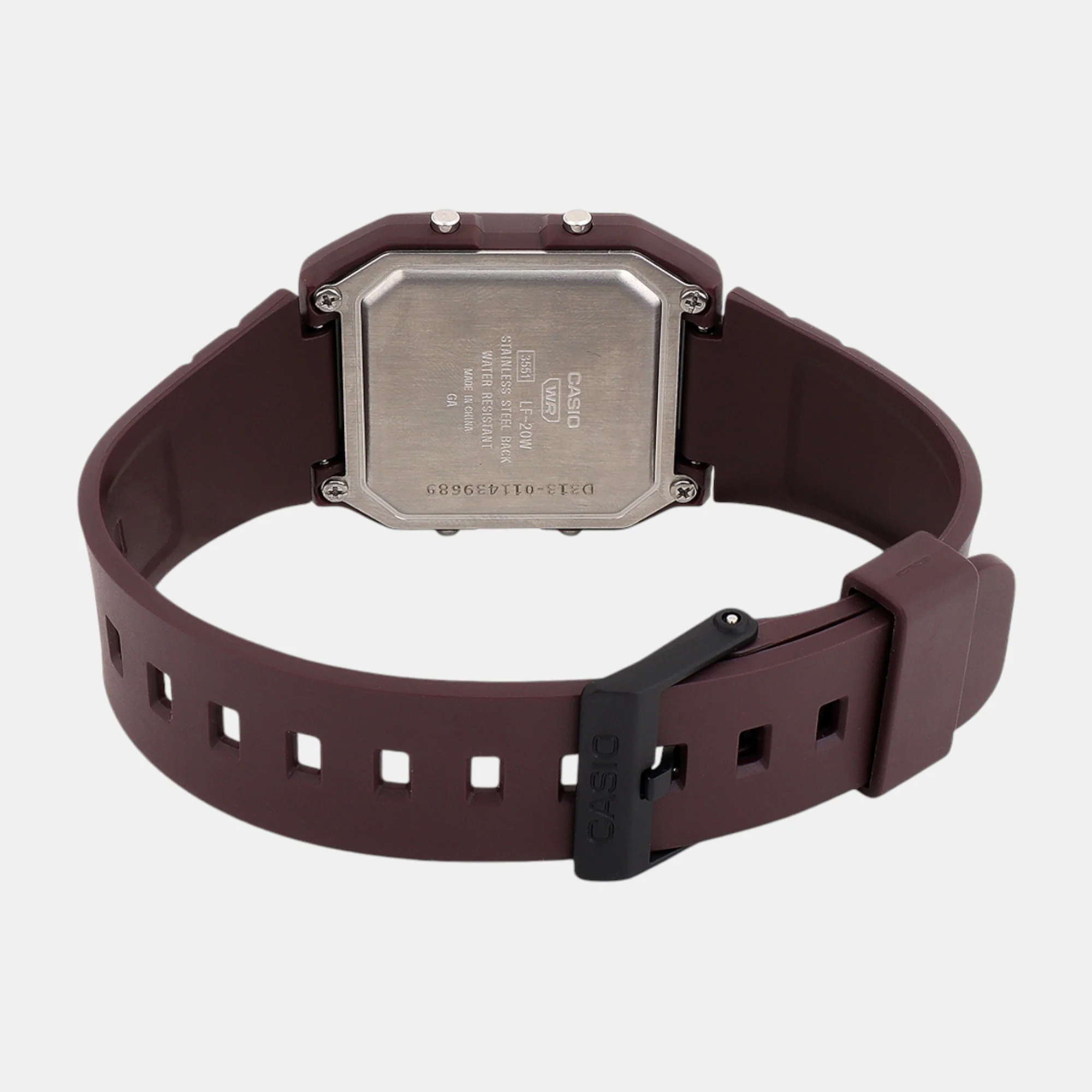 Youth Unisex Quartz Purple Dial Digital Resin Watch D313 - Image 6