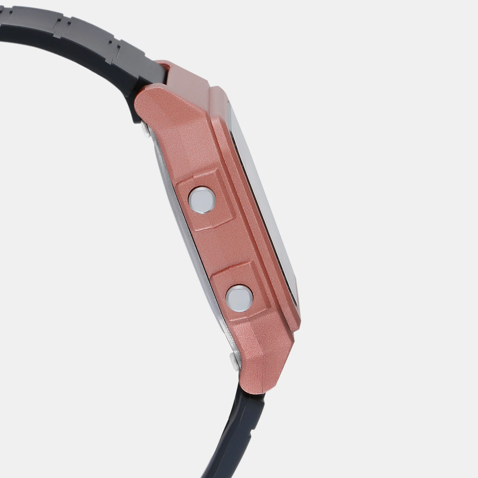 Youth Unisex Quartz Rose Gold Dial Digital Resin Watch I113 - Image 3