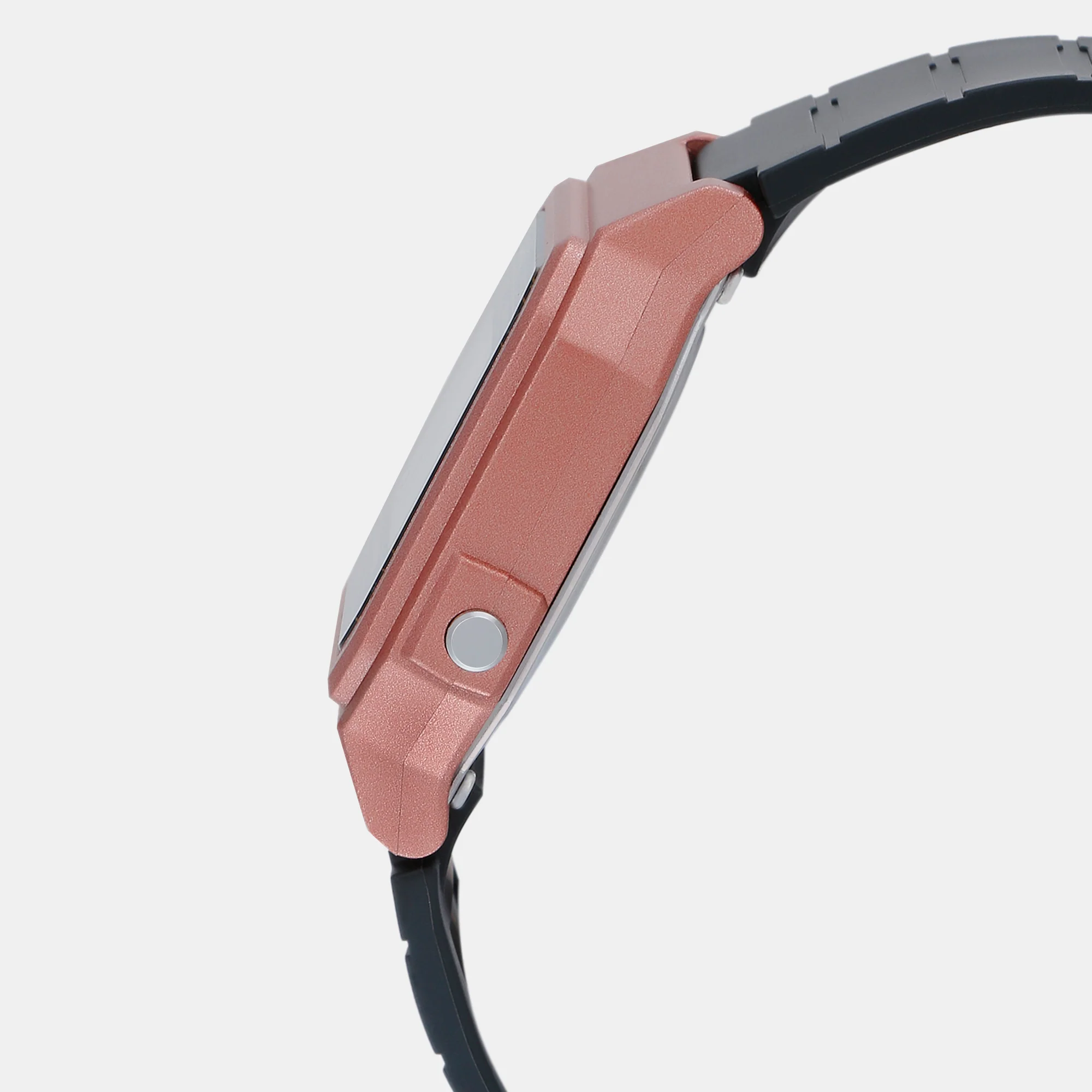 Youth Unisex Quartz Rose Gold Dial Digital Resin Watch I113 - Image 4