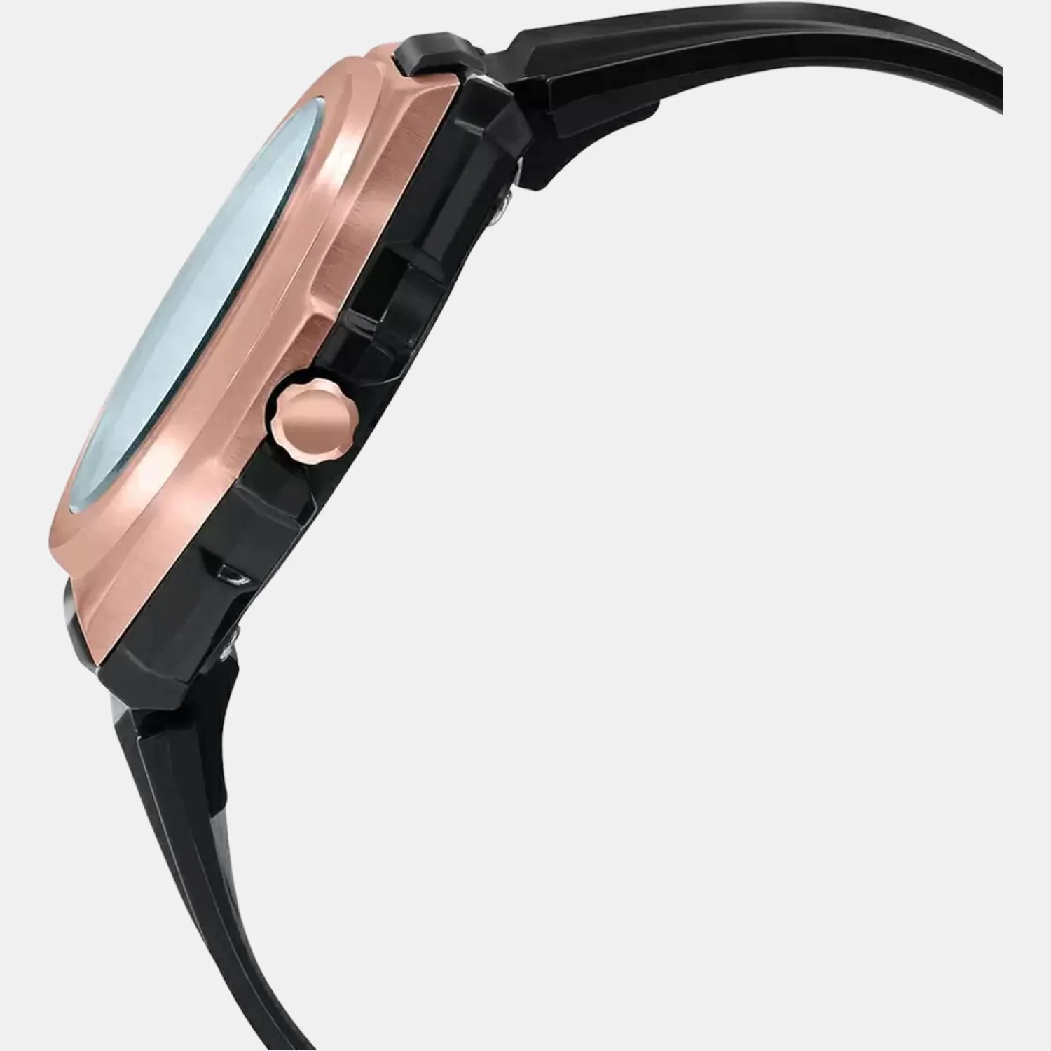 Youth Women Quartz Black Dial Analog Resin Watch D222 - Image 3