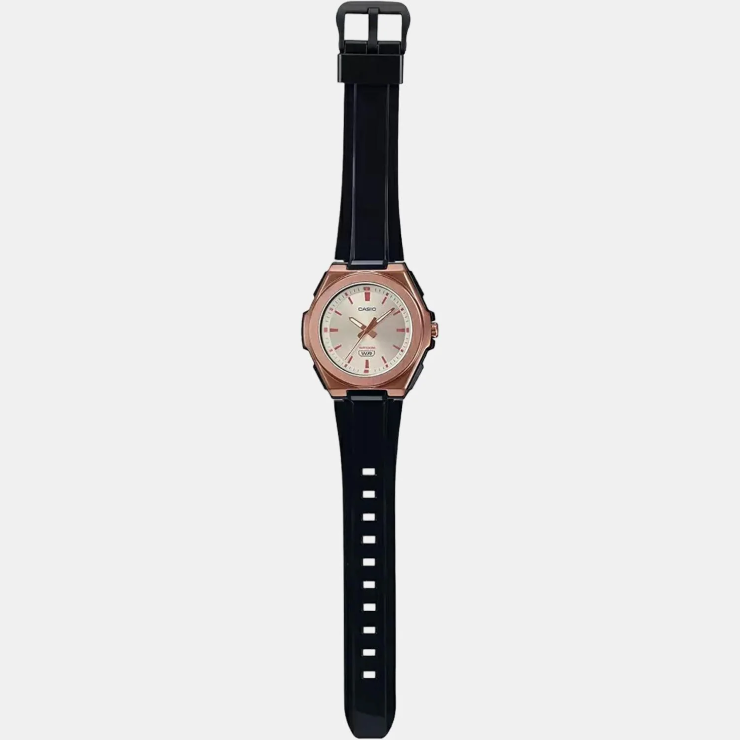 Youth Women Quartz Black Dial Analog Resin Watch D222 - Image 6