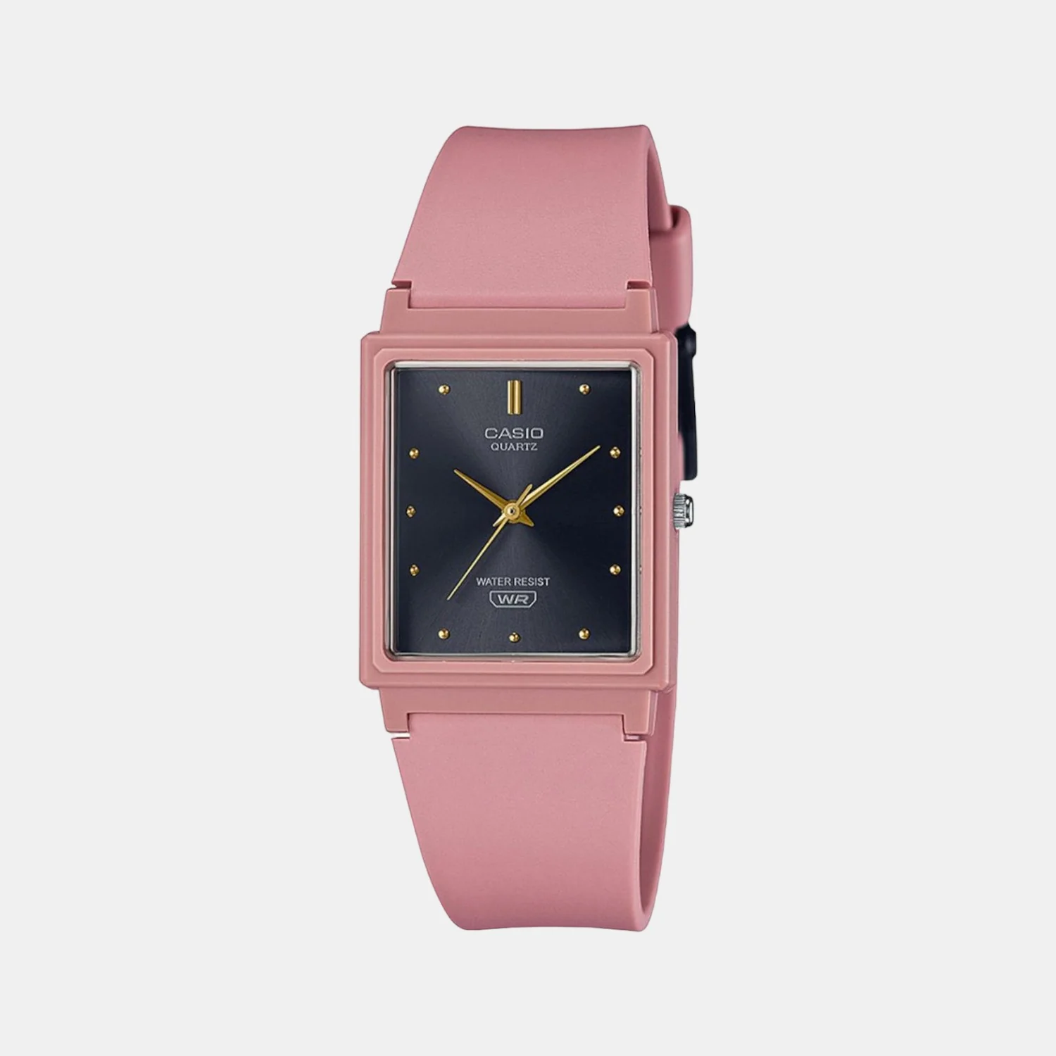 Youth Women Quartz Black Dial Analog Stainless Steel Watch A2081