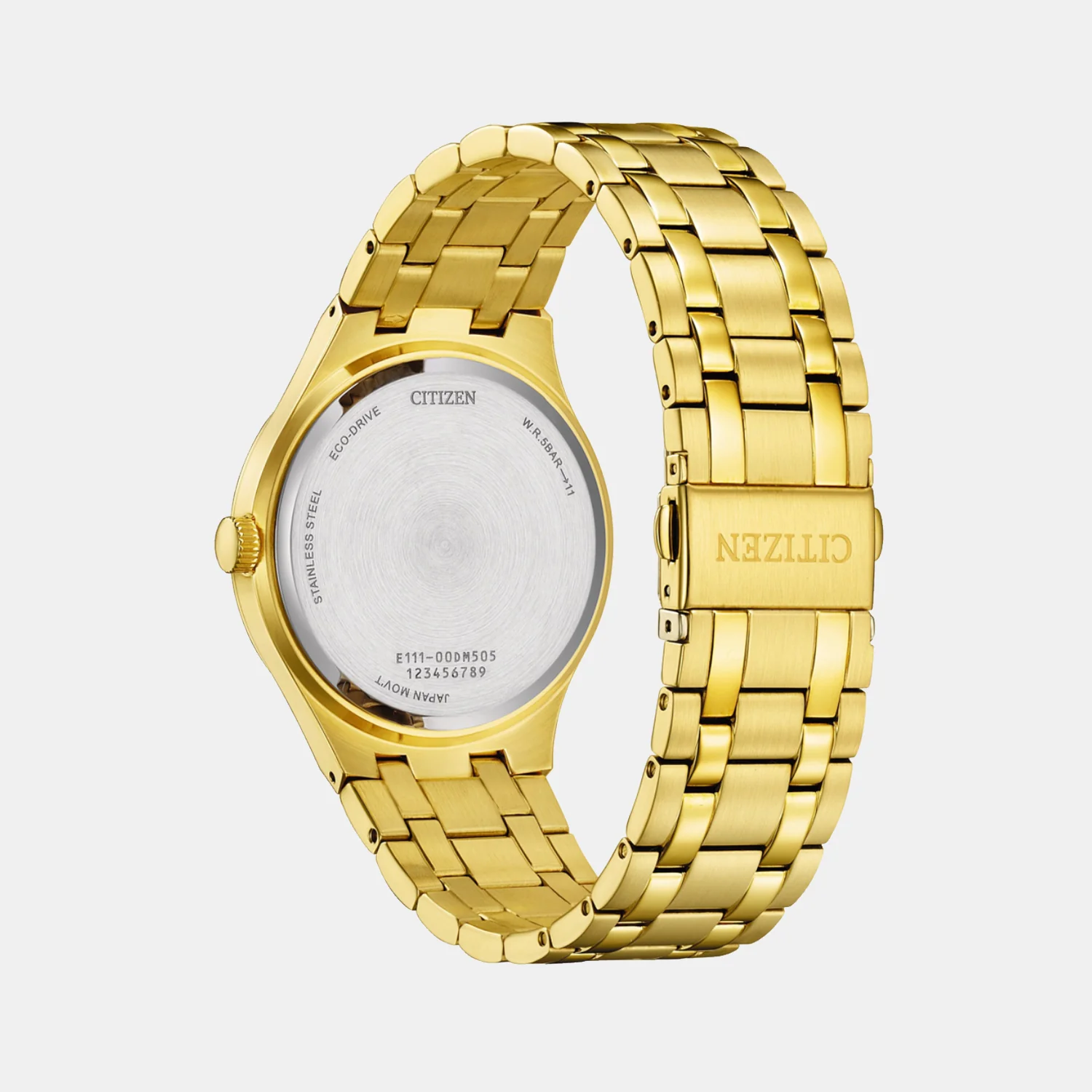 Axiom Men Quartz Champagne Dial Analog Stainless Steel Watch BM7652-52P - Image 5