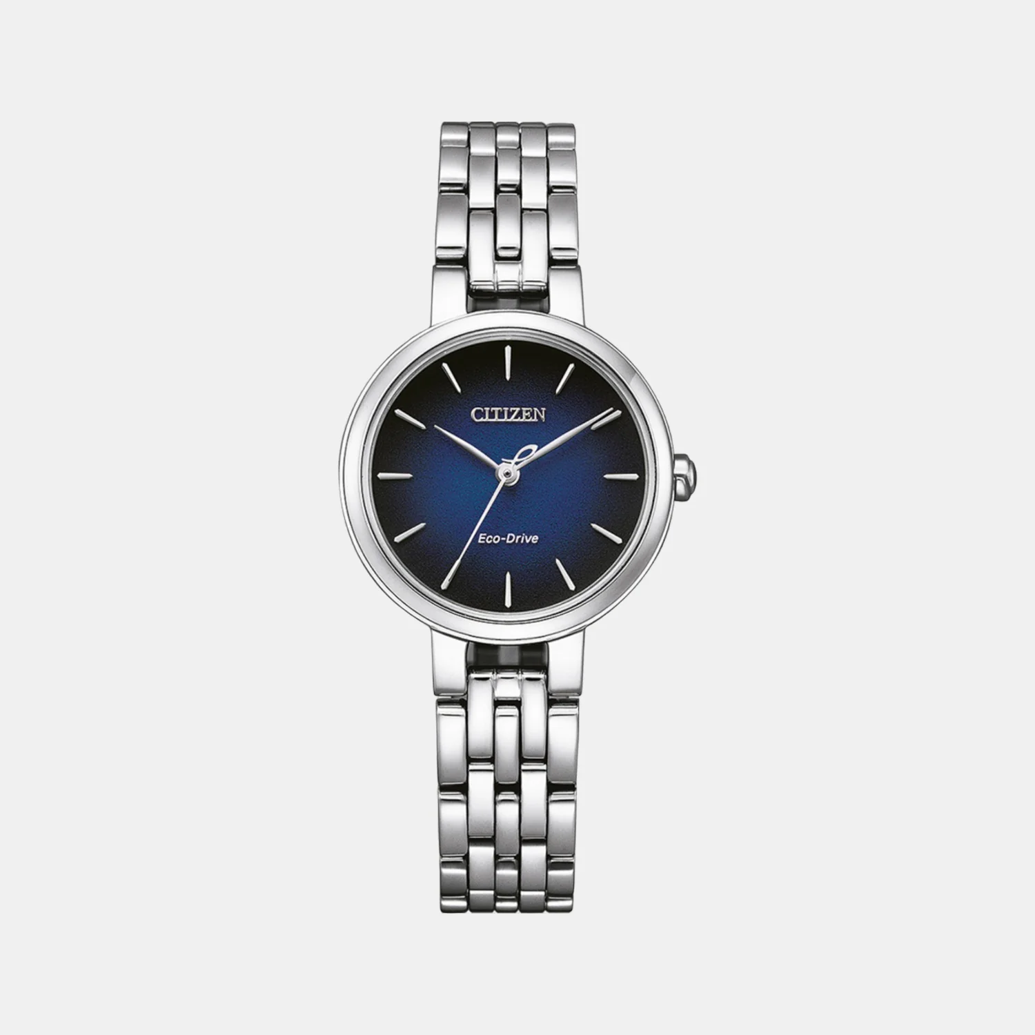 Citizen L Women Eco-Drive Blue Dial Analog Stainless Steel Watch EM0990-81L