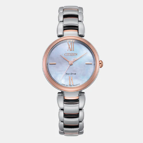 Citizen L Women Quartz Dual Tone Dial Analog Stainless Steel Watch EM0536-84Y