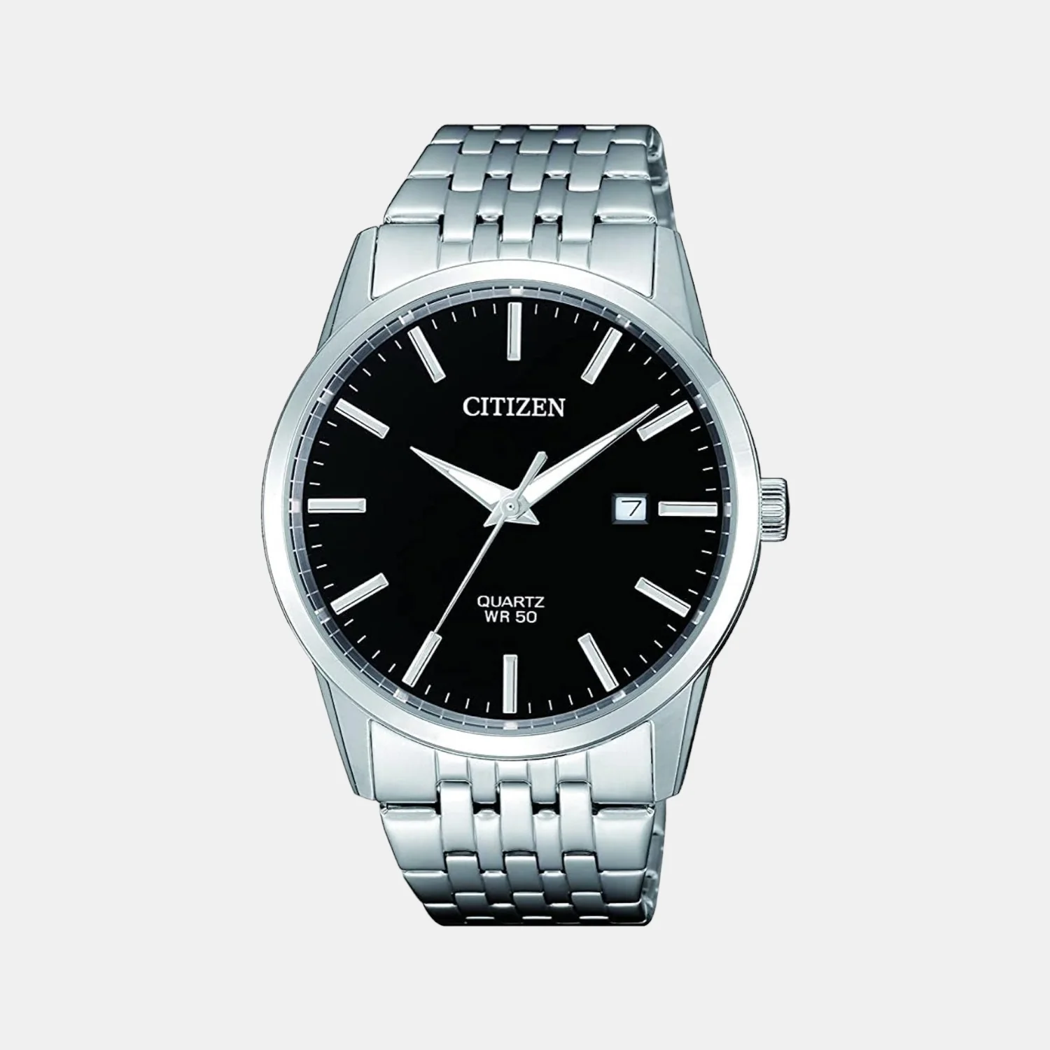 Citizen X Men Quartz Black Dial Analog Stainless Steel Watch BI5000-87E