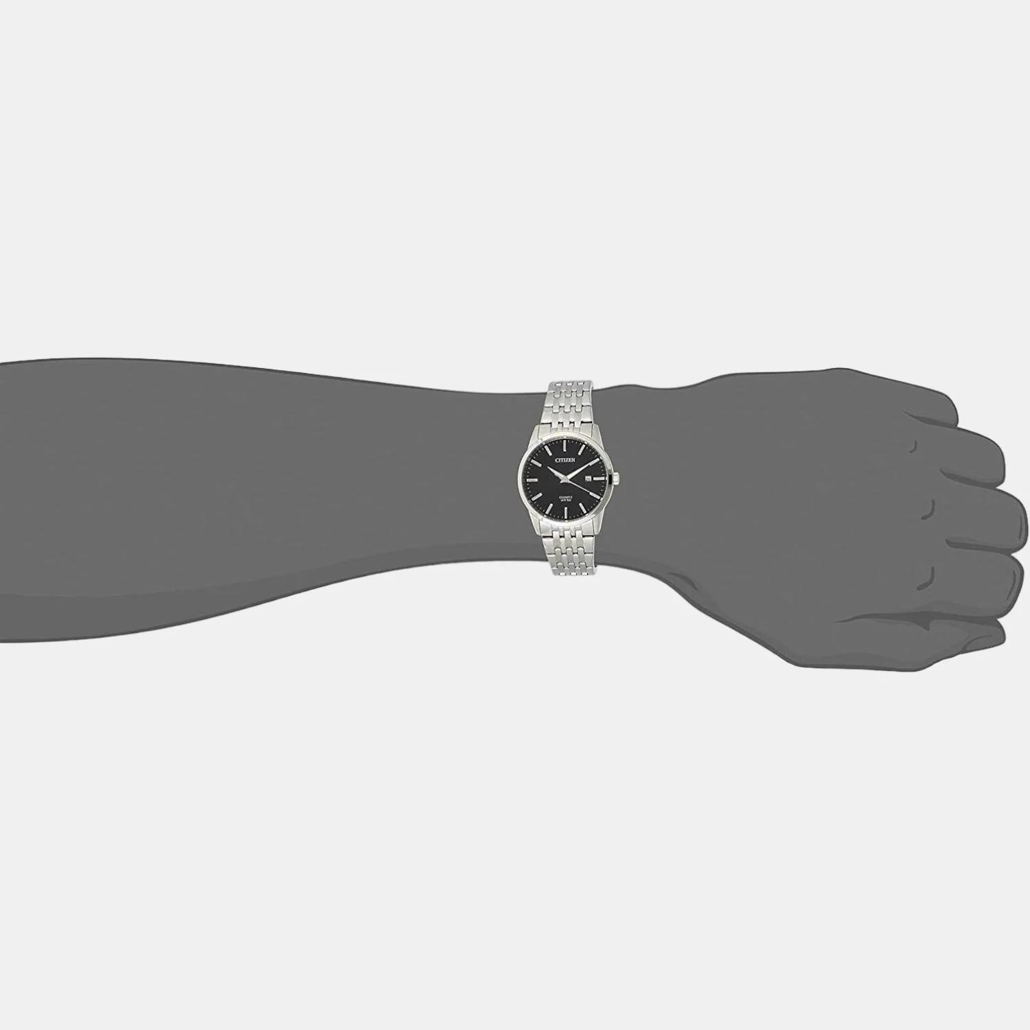 Citizen X Men Quartz Black Dial Analog Stainless Steel Watch BI5000-87E - Image 5