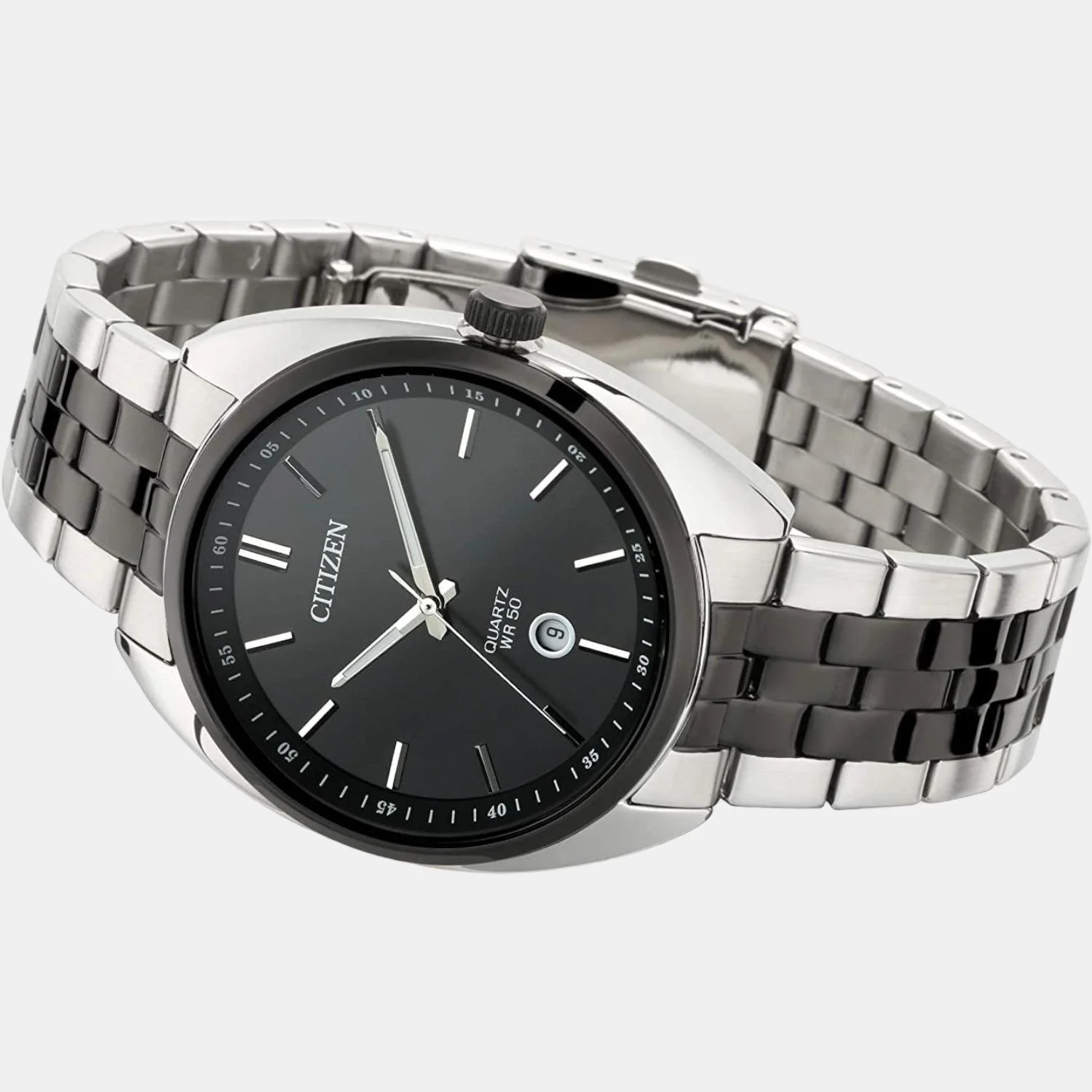 Citizen X Men Quartz Black Dial Analog Stainless Steel Watch BI5098-58E - Image 2