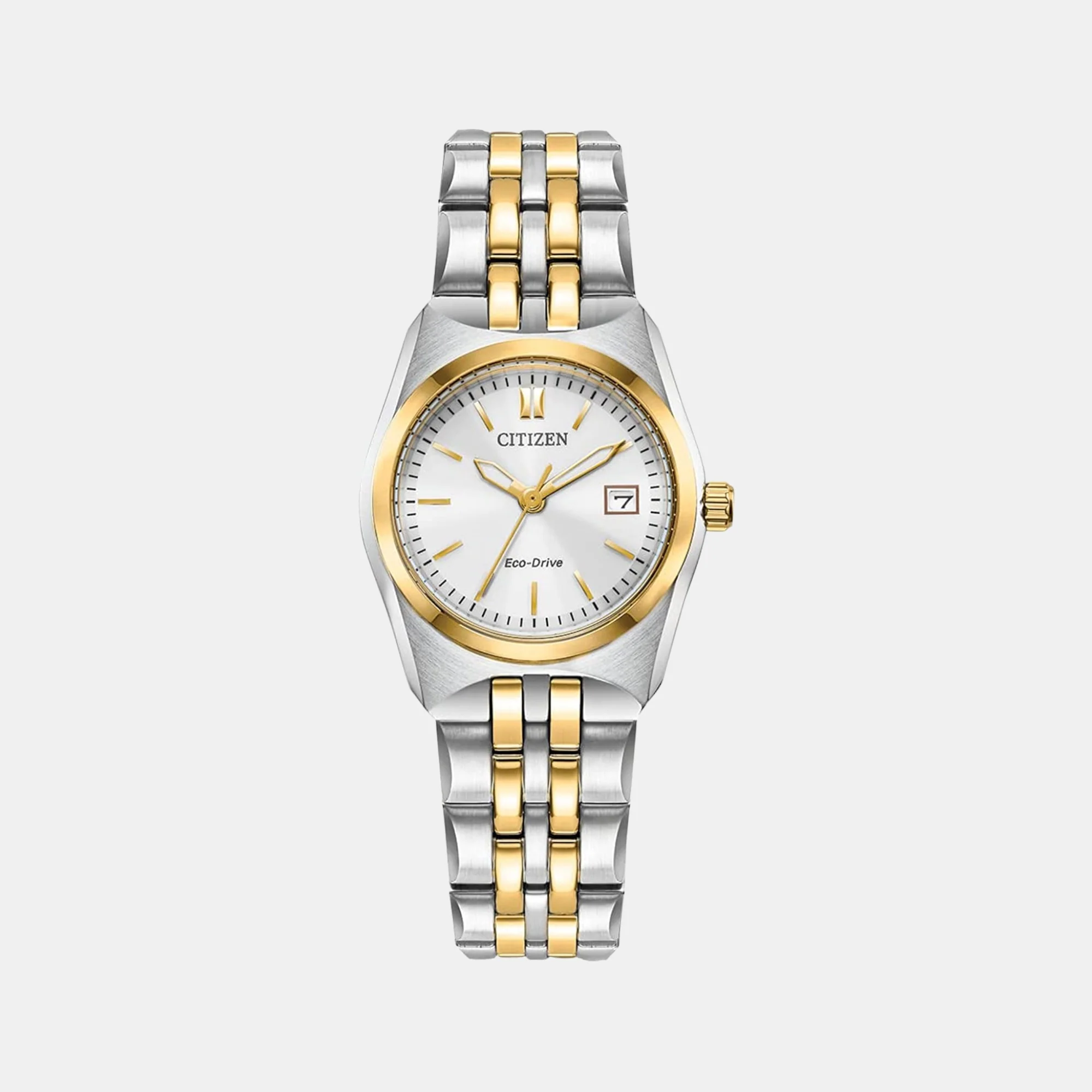 Corso Women Eco-Drive White Dial Analog Stainless Steel Watch EW2299-50A - Image 2