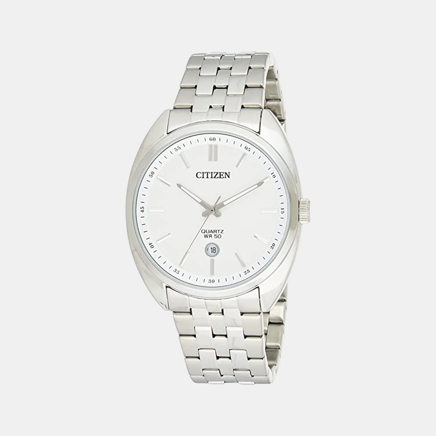 Men Quartz Beige Dial Analog Stainless Steel Watch BI5090-50A