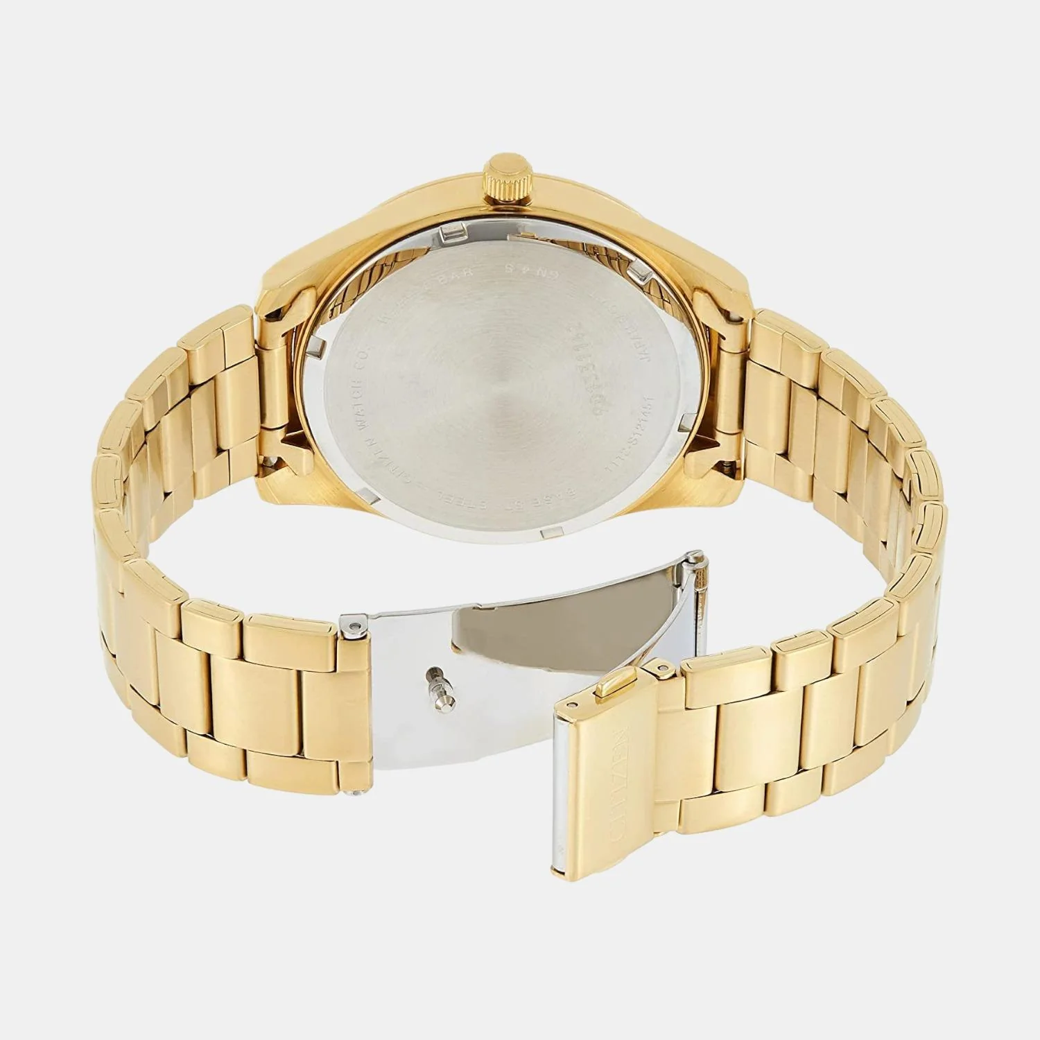Men Quartz Gold Dial Analog Stainless Steel Watch BI1032-58L - Image 2