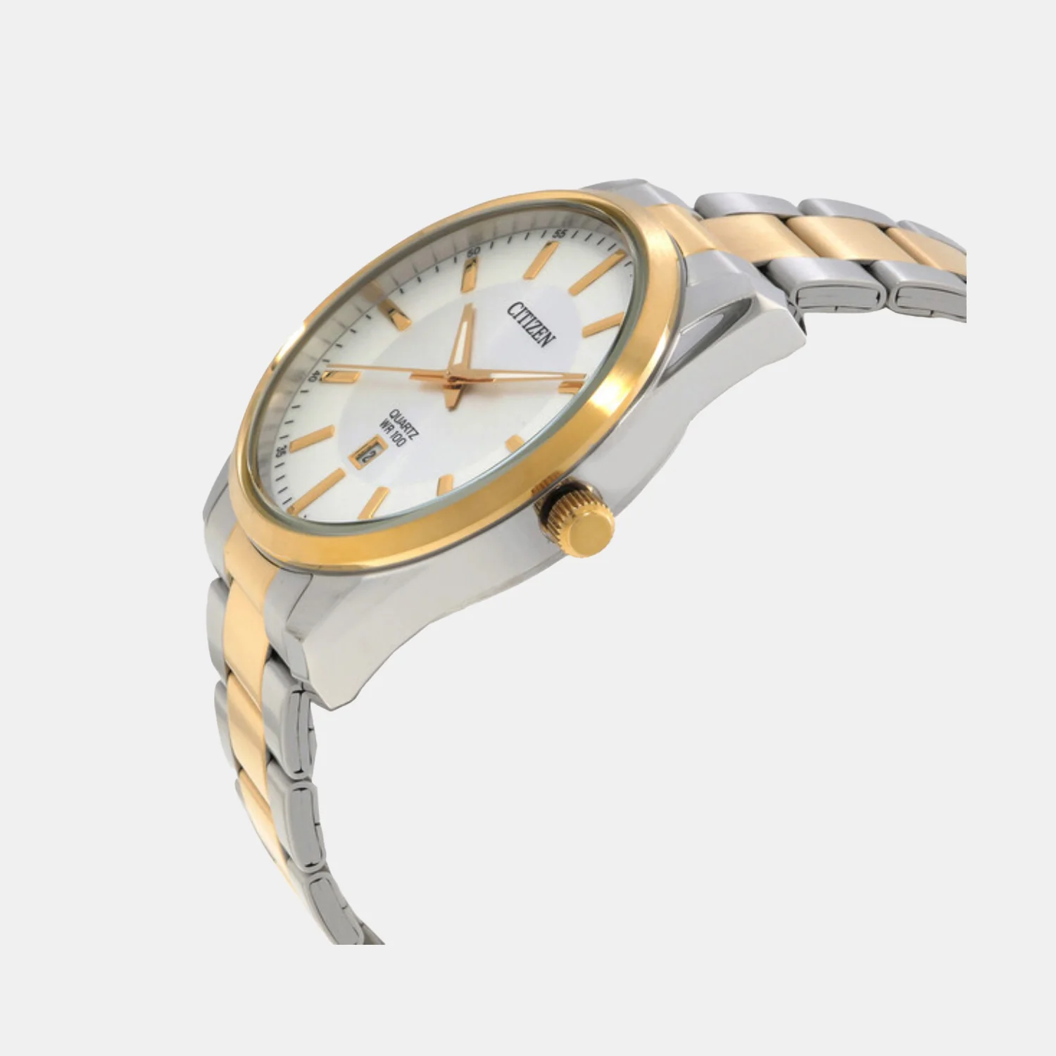 Men Quartz Silver Dial Analog Stainless Steel Watch BI1036-57A - Image 2