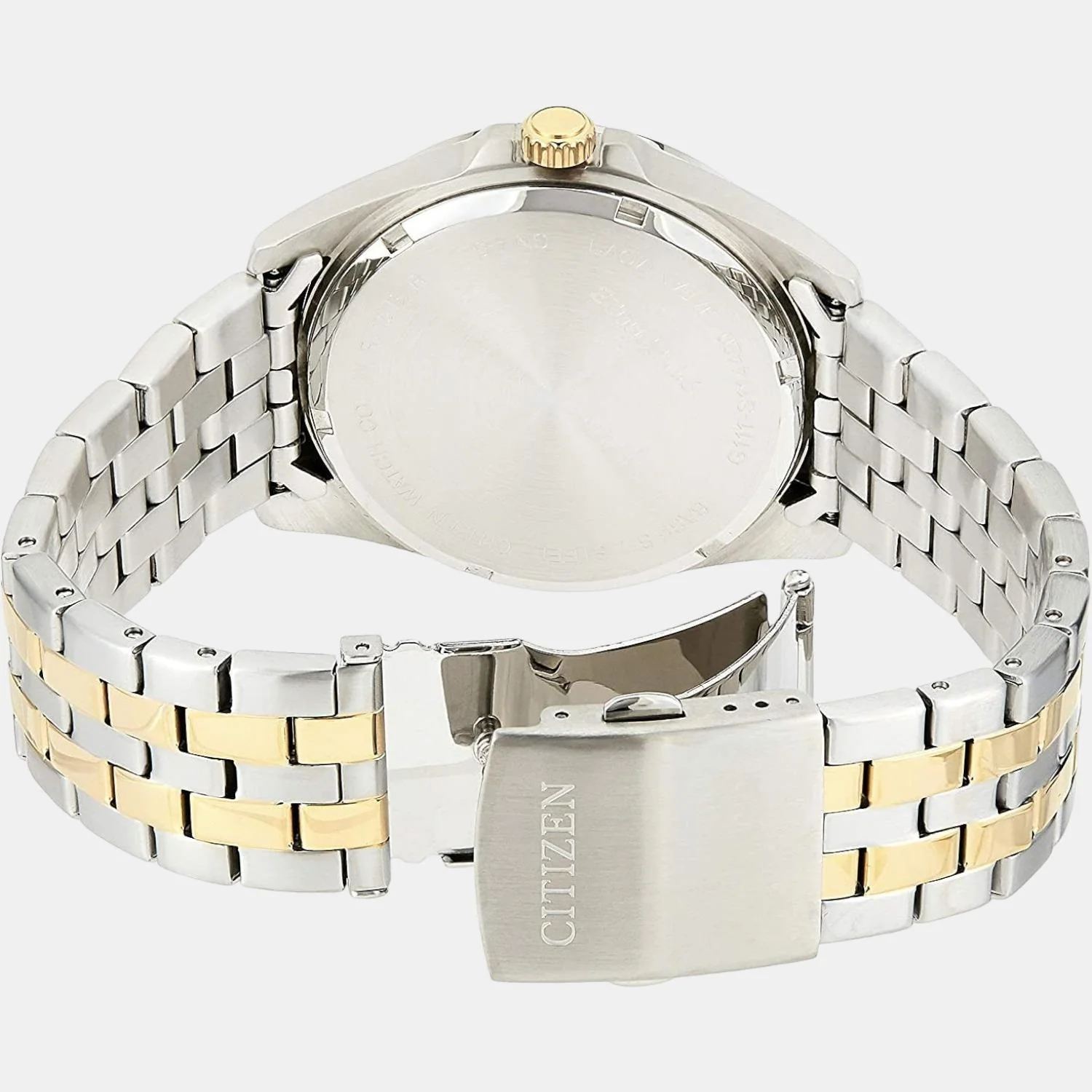 Men Quartz White Dial Analog Stainless Steel Watch BI5056-58A - Image 2