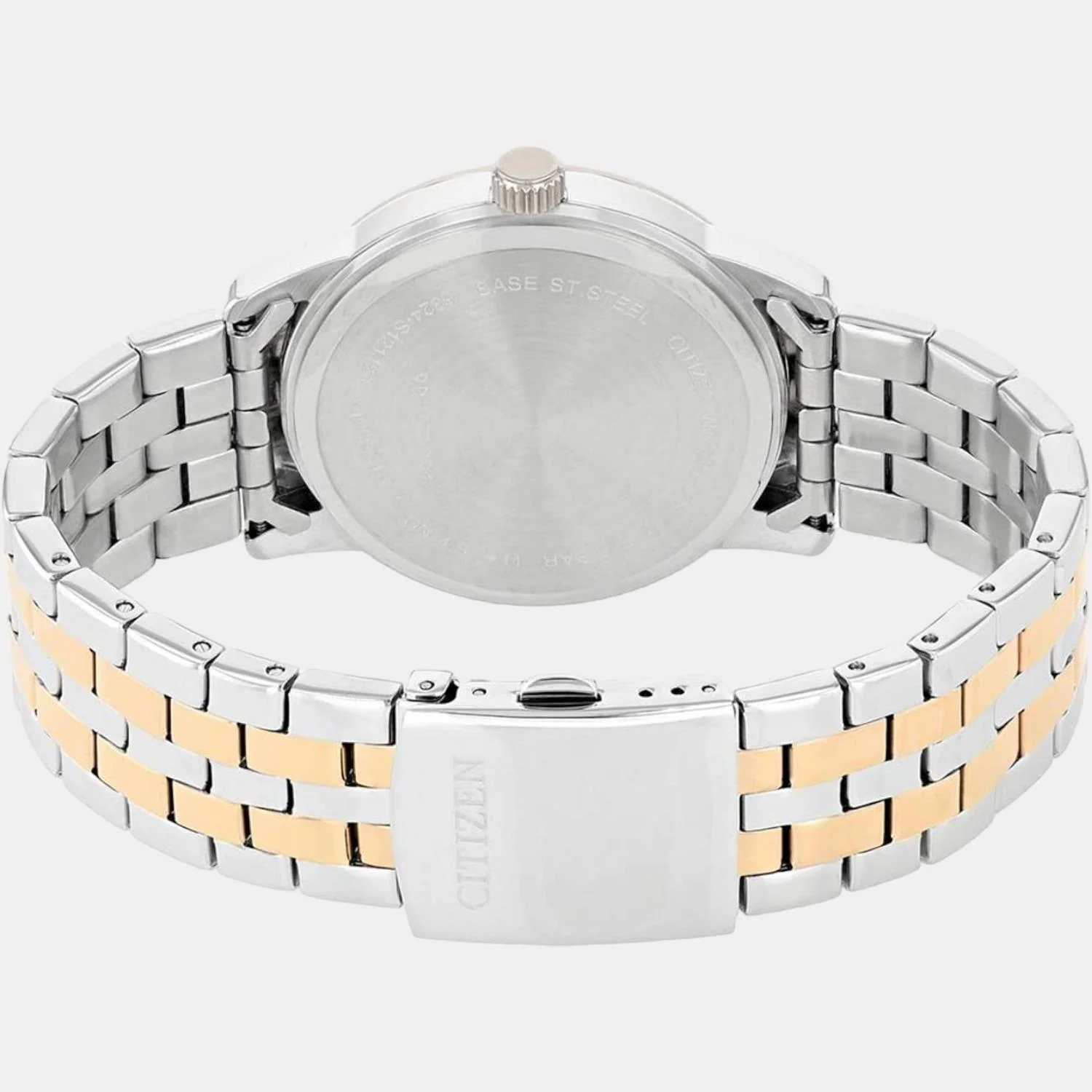 Men Quartz White Dial Analog Stainless Steel Watch BI5056-58A - Image 5