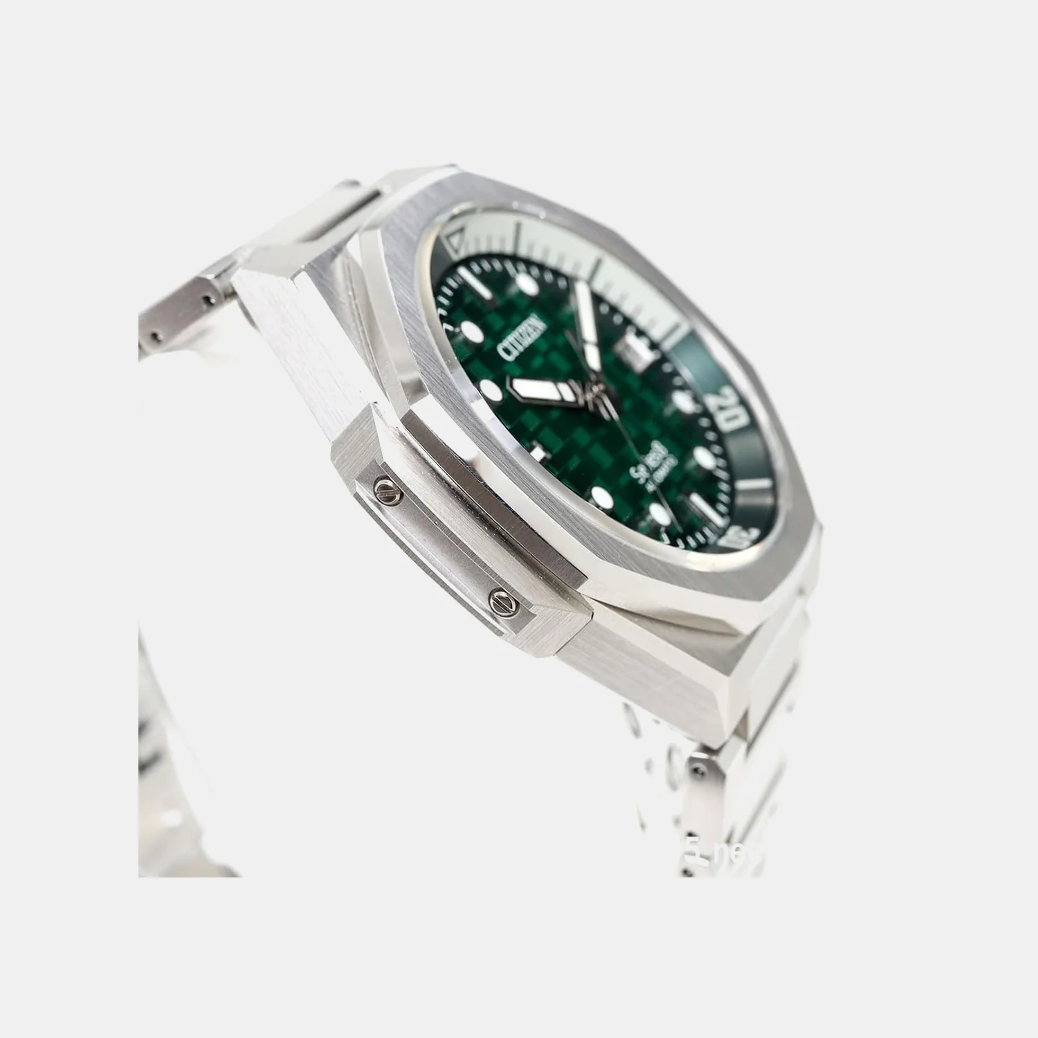 Series 8 Men Mechanical Green Dial Analog Steel Watch NB6060-58X - Image 3