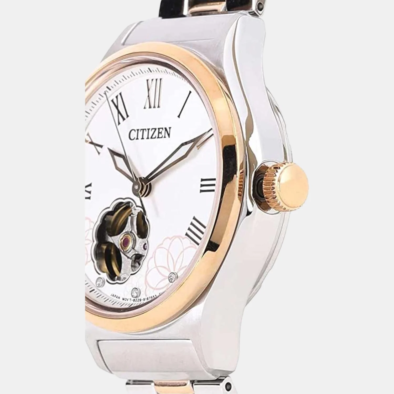 Women Automatic White Dial Analog Stainless Steel Watch PC1008-89A - Image 2