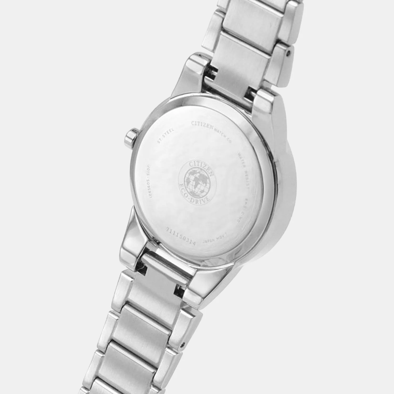 Women Eco-Drive White Dial Analog Stainless Steel Watch GA1050-51B - Image 4