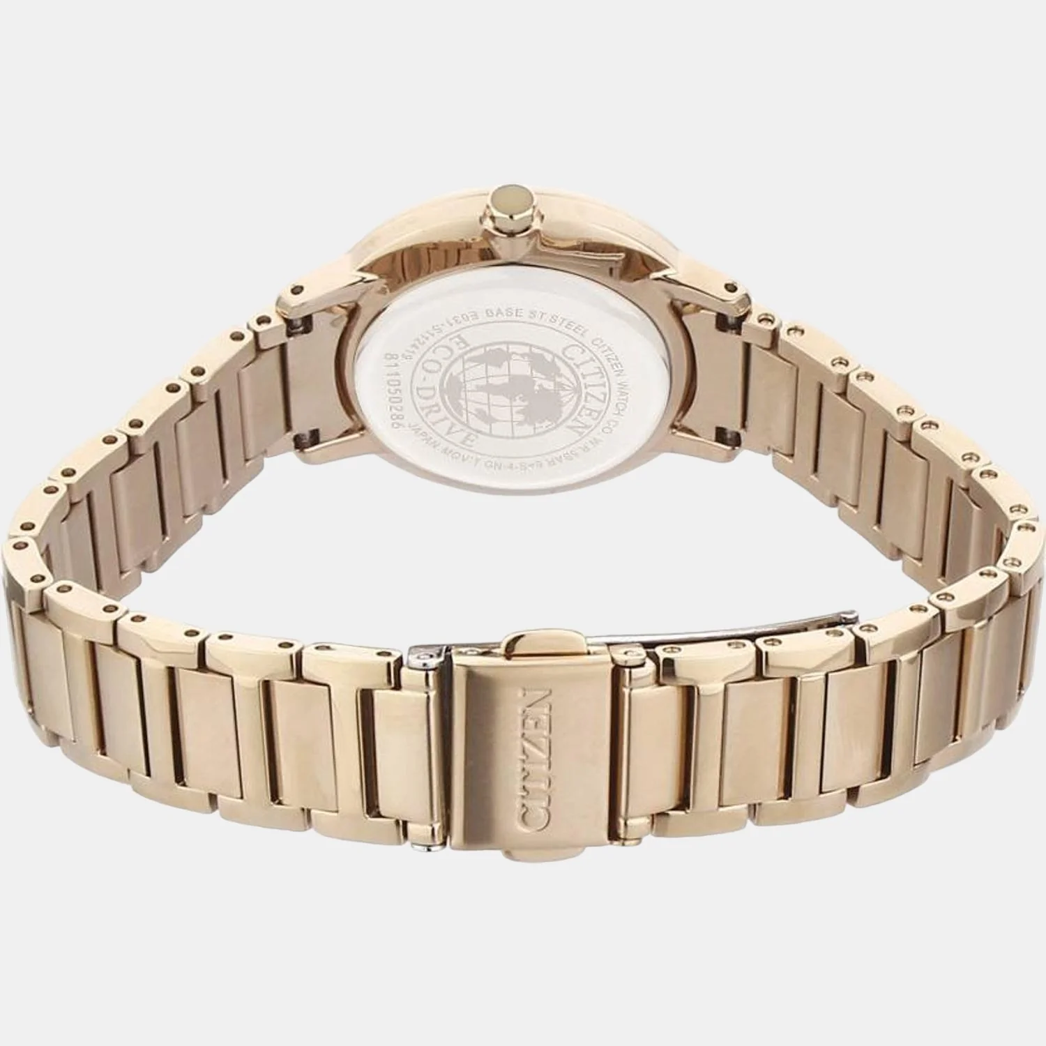 Women Quartz Brown Dial Analog Stainless Steel Watch EM0523-86P - Image 2