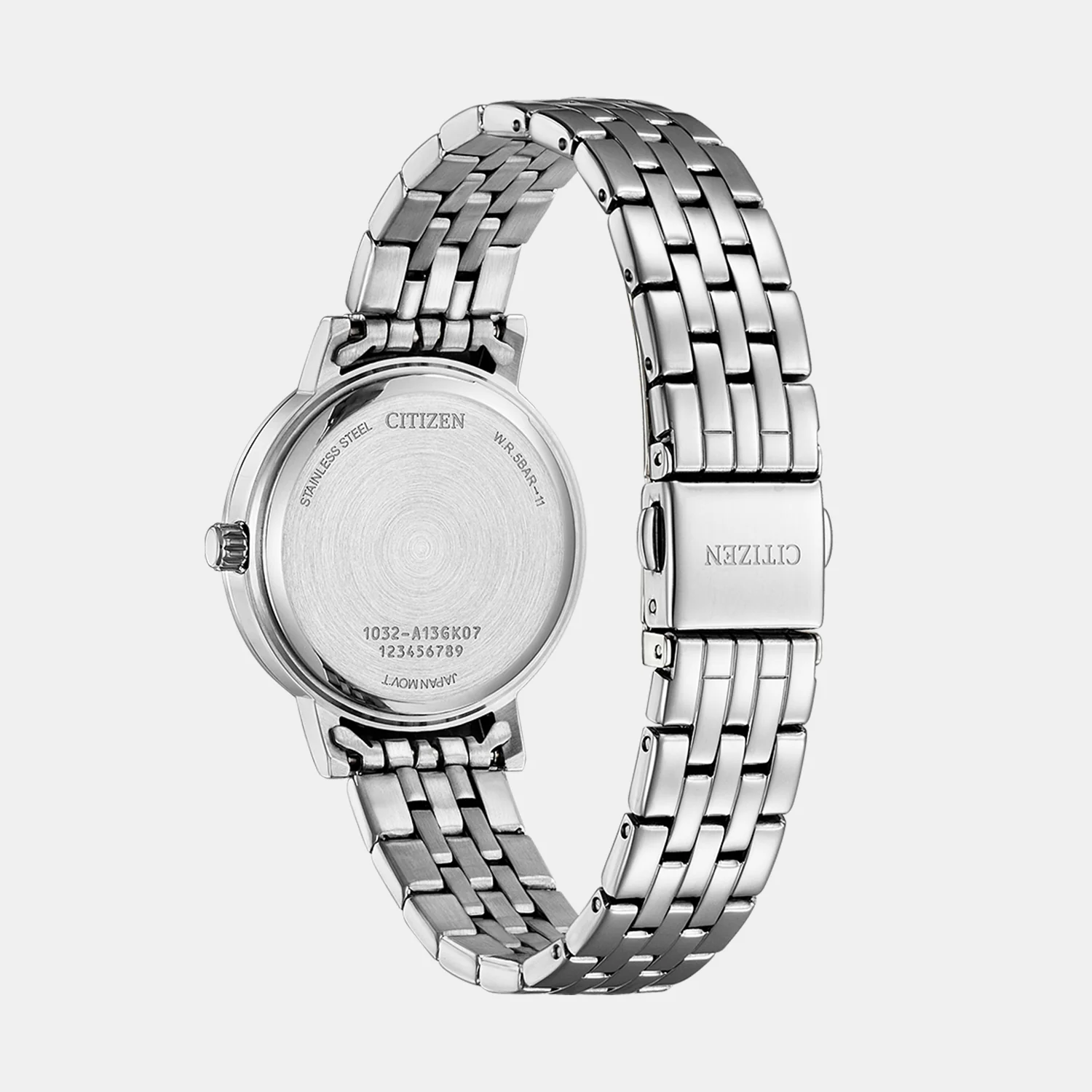 Women Quartz Mother Of Pearl Dial Analog Stainless Steel Watch EL3100-55N - Image 3