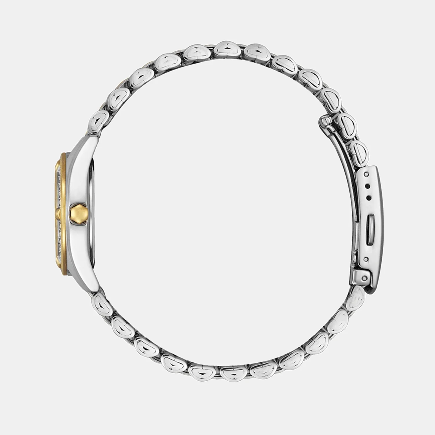 Women Quartz Silver Dial Analog Stainless Steel Watch EU6066-59A - Image 2