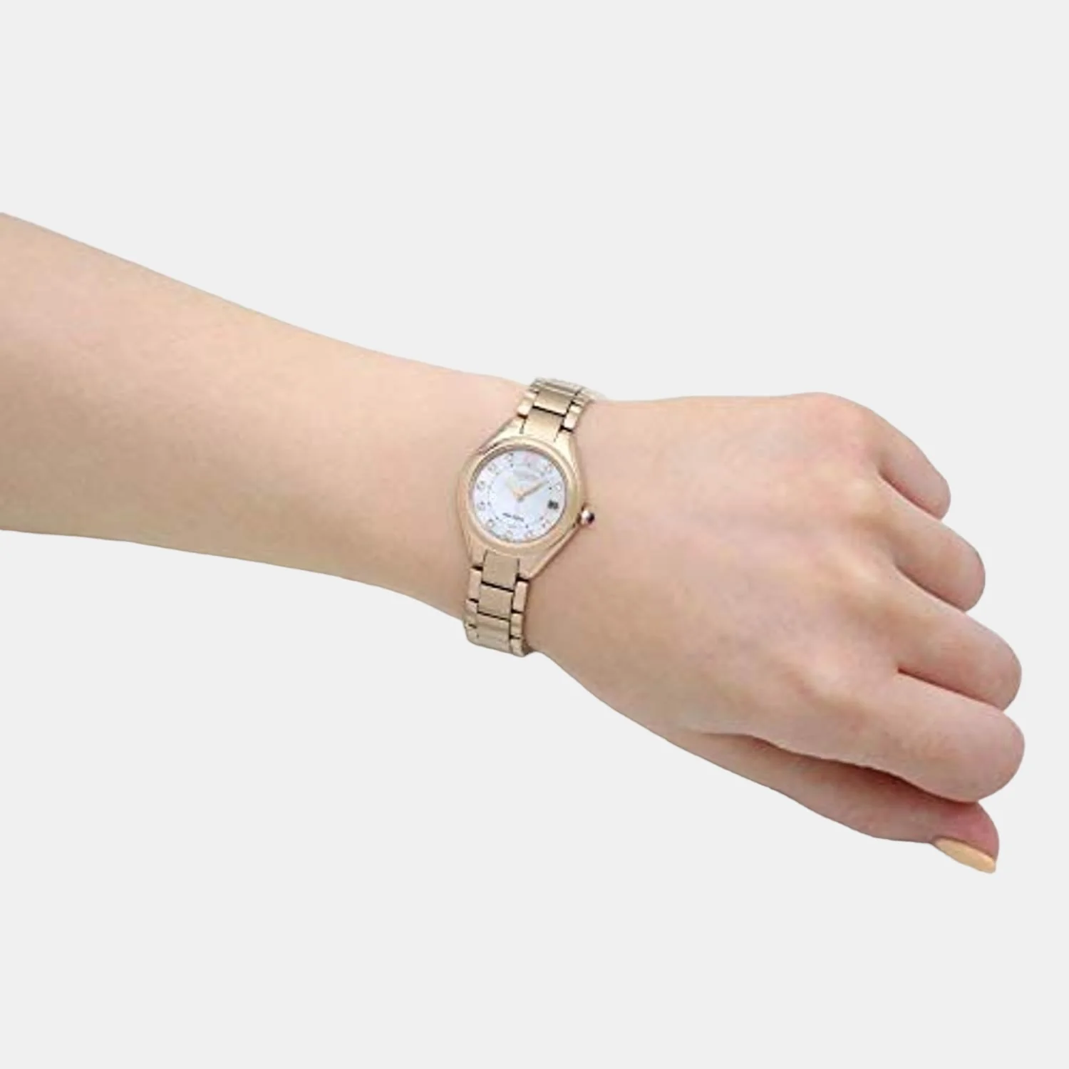 Women Quartz Silver Dial Analog Stainless Steel Watch EW2543-85D - Image 3
