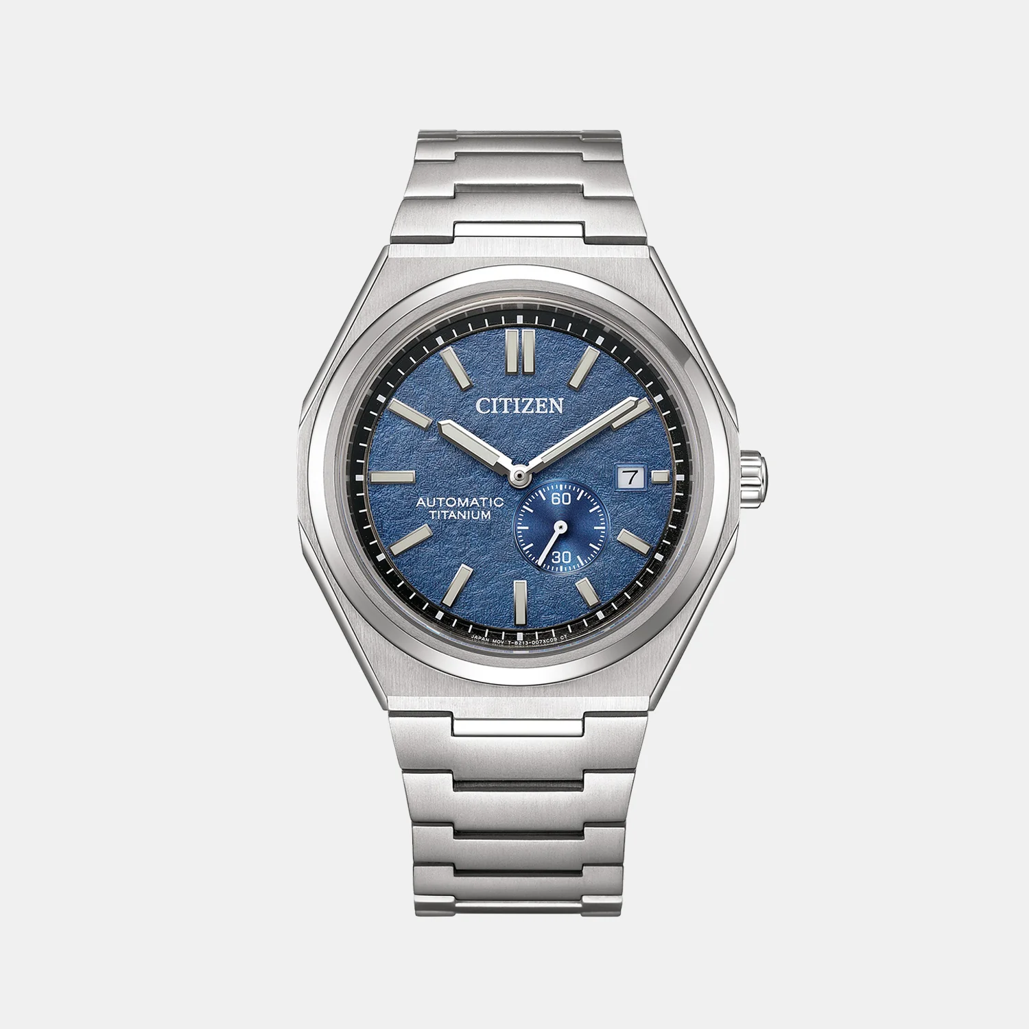 Zenshin Men Automatic Blue Dial Analog Stainless Steel Watch NJ0180-80L - Image 2