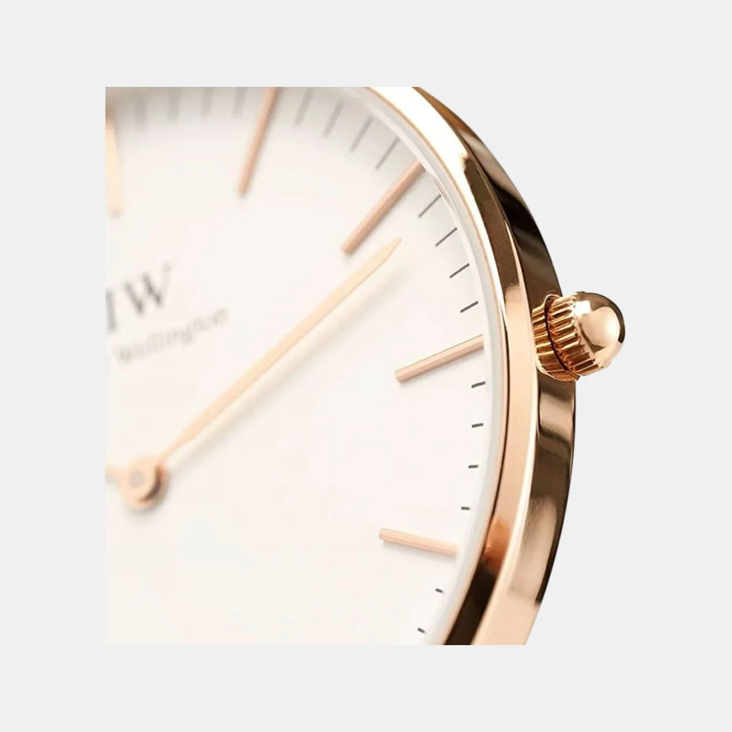 Classic Men Quartz White Dial Analog Stainless Steel Watch DW00100035K - Image 3
