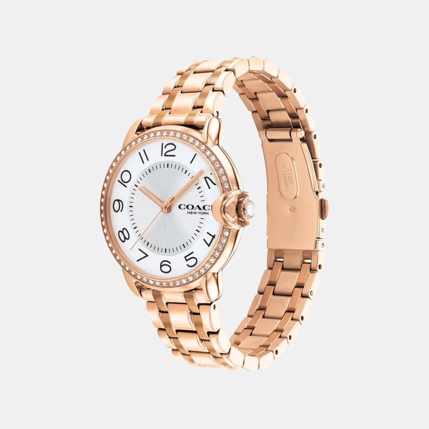 Arden Women Quartz Silver Dial Analog Stainless Steel Watch 14503809 - Image 2