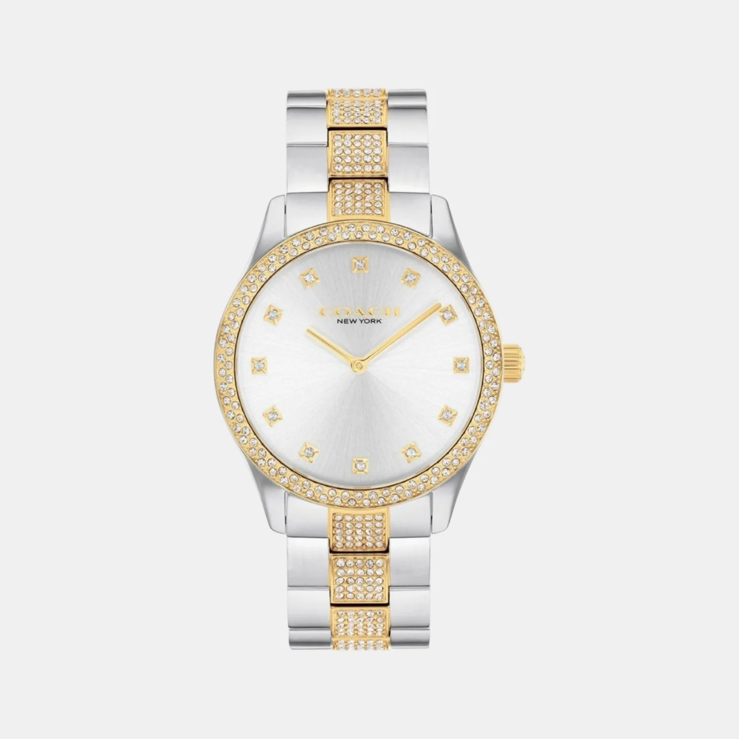 Brooks Unisex Quartz Silver Dial Analog Stainless Steel Watch 14400034