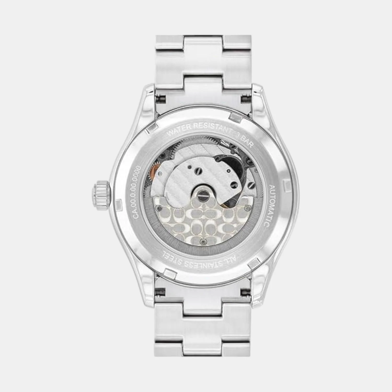 Brooks Women Automatic Lavender Dial Analog Stainless Steel Watch 14504522 - Image 3