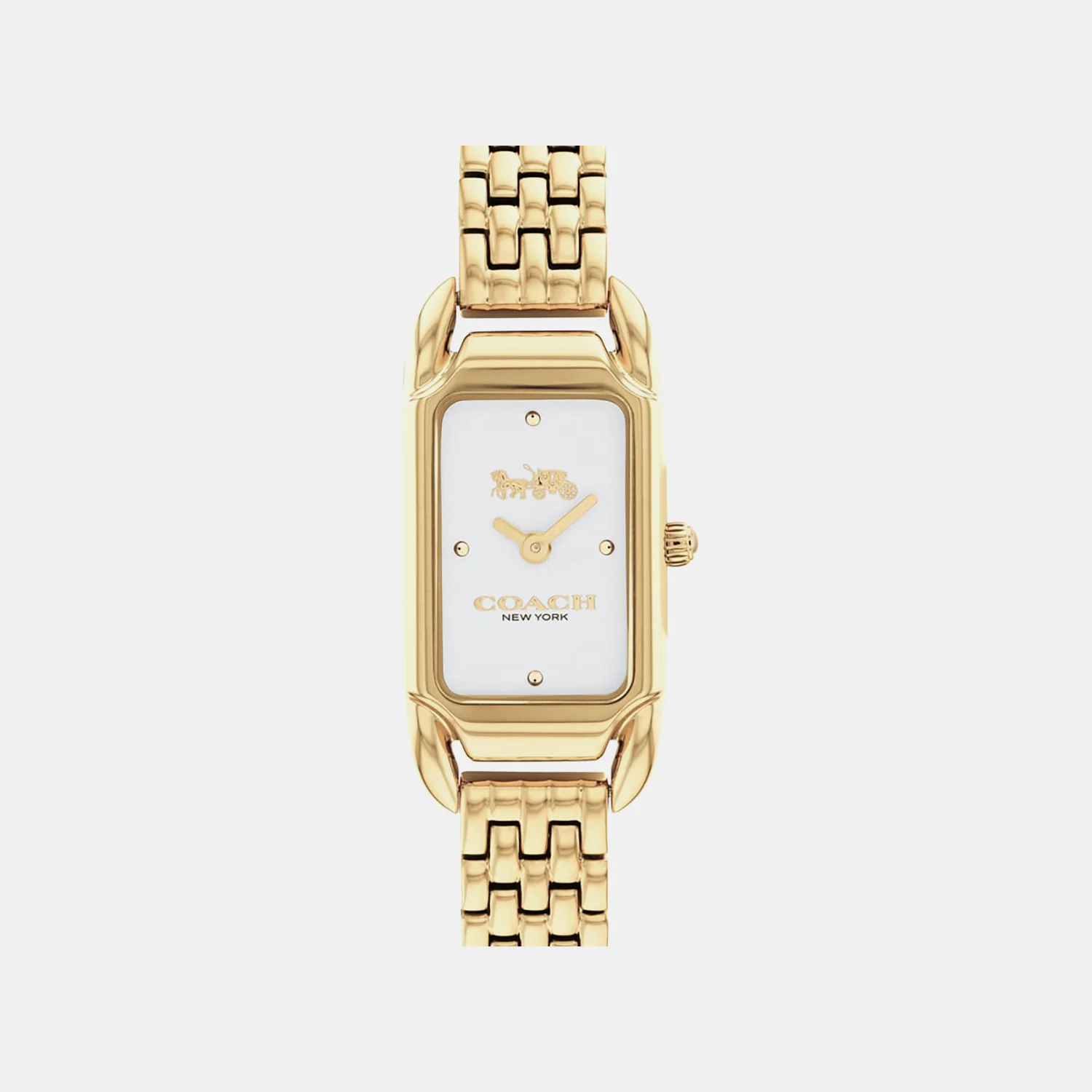 Cadie Women Quartz White Dial Analog Stainless Steel Watch 14504036