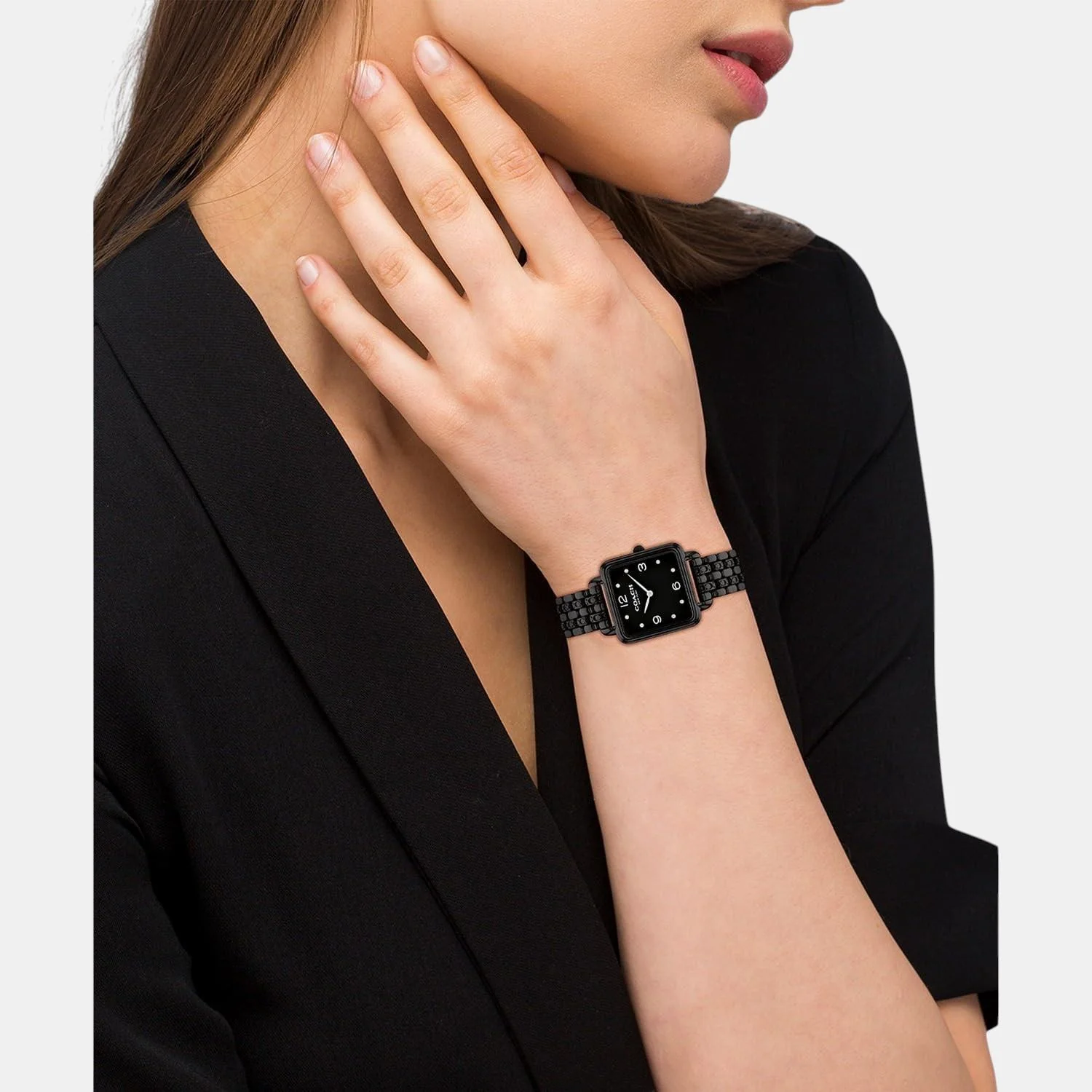Cass Women Quartz Black Dial Analog Stainless Steel Watch 14504533 - Image 5