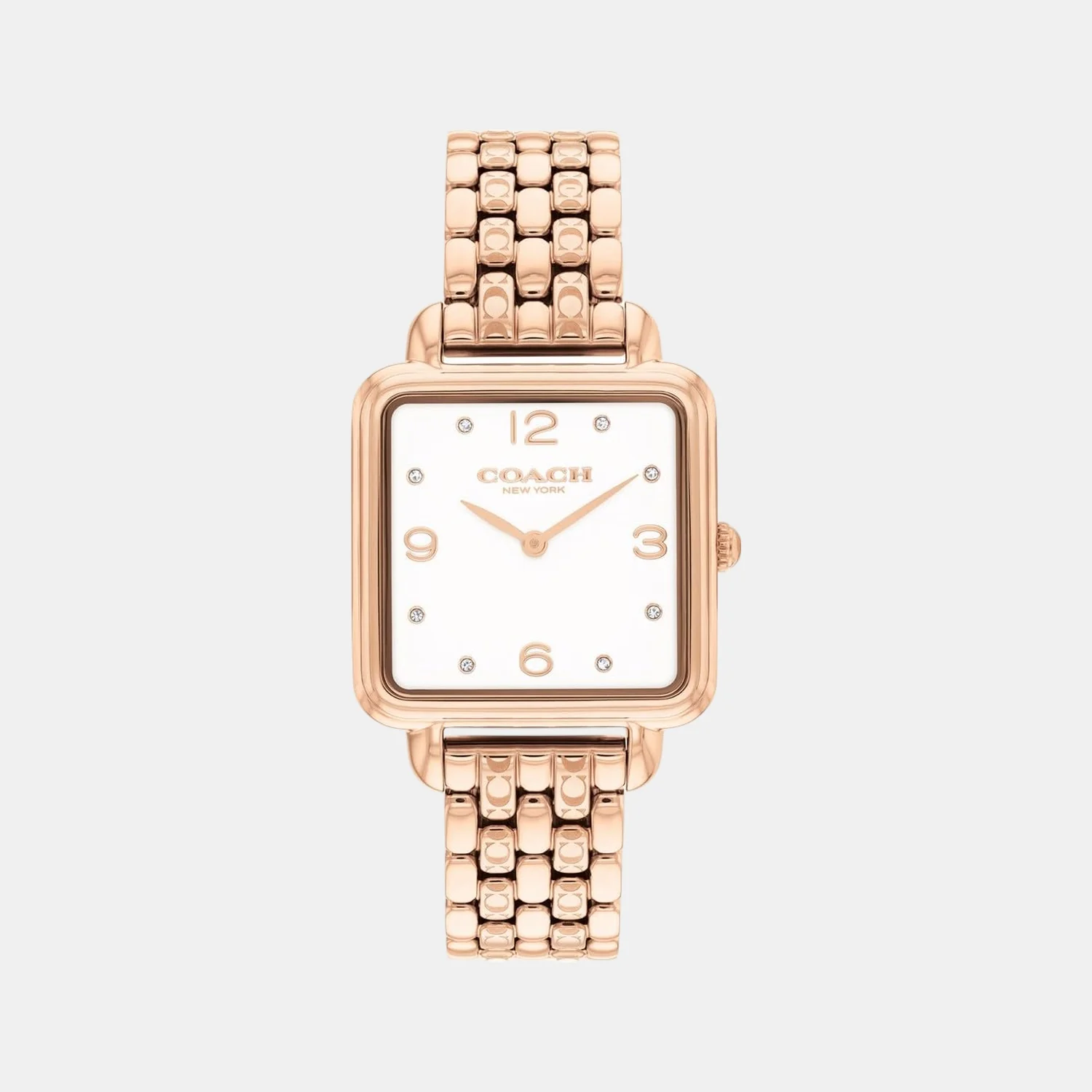 Cass Women Quartz White Dial Analog Stainless Steel Watch 14504532
