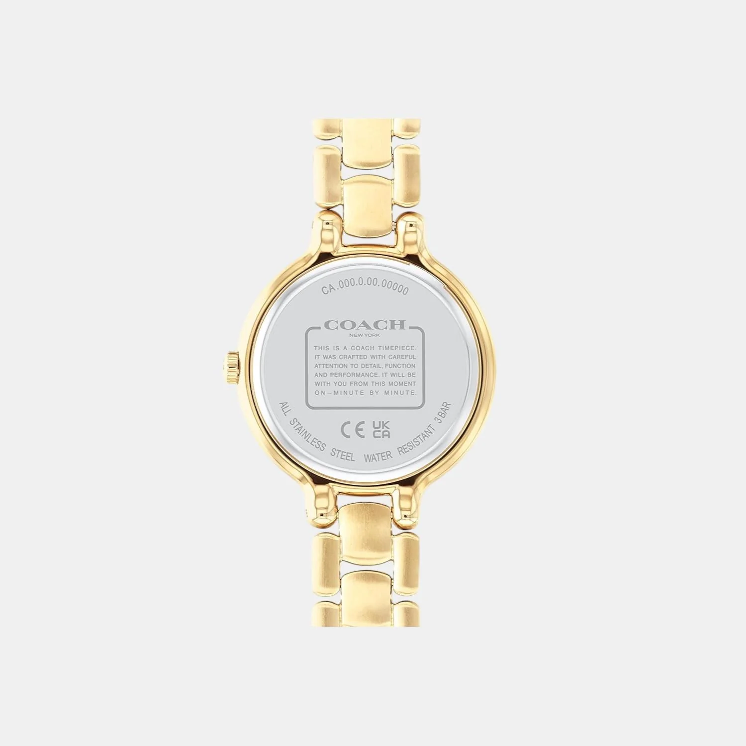 Chelsea Women Quartz Thin Gold Dial Analog Stainless Steel Watch 14504125 - Image 4