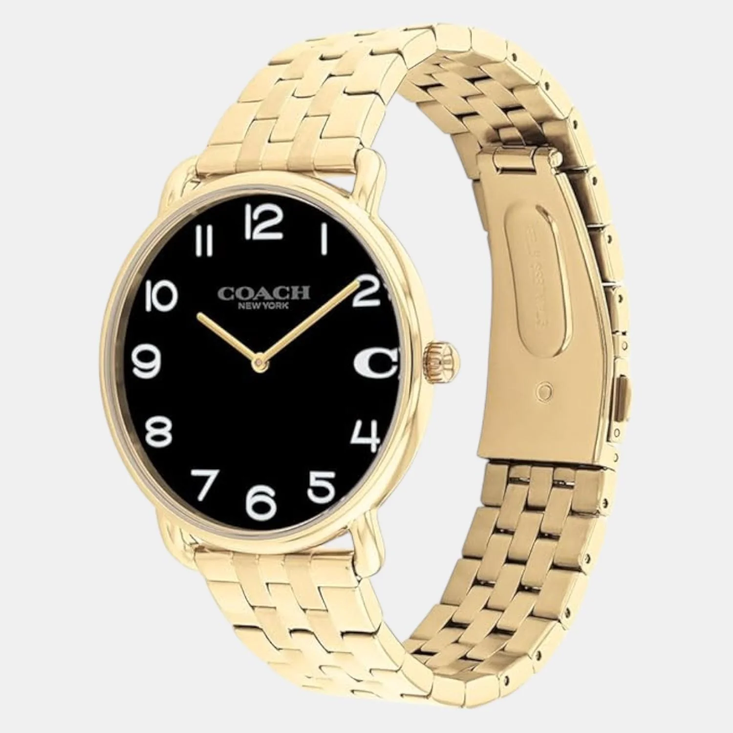 Elliot Men Quartz Black Dial Analog Stainless Steel Watch 14602669 - Image 3