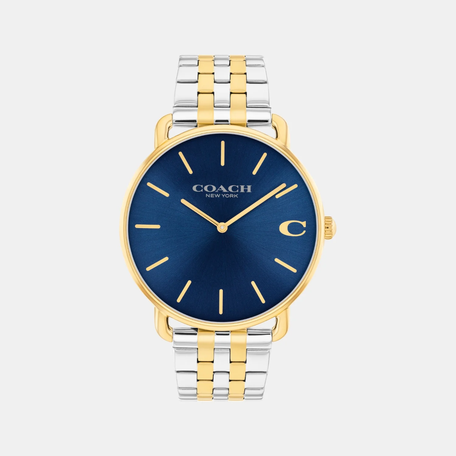 Elliot Men Quartz Blue Dial Analog Stainless Steel Watch 14602748