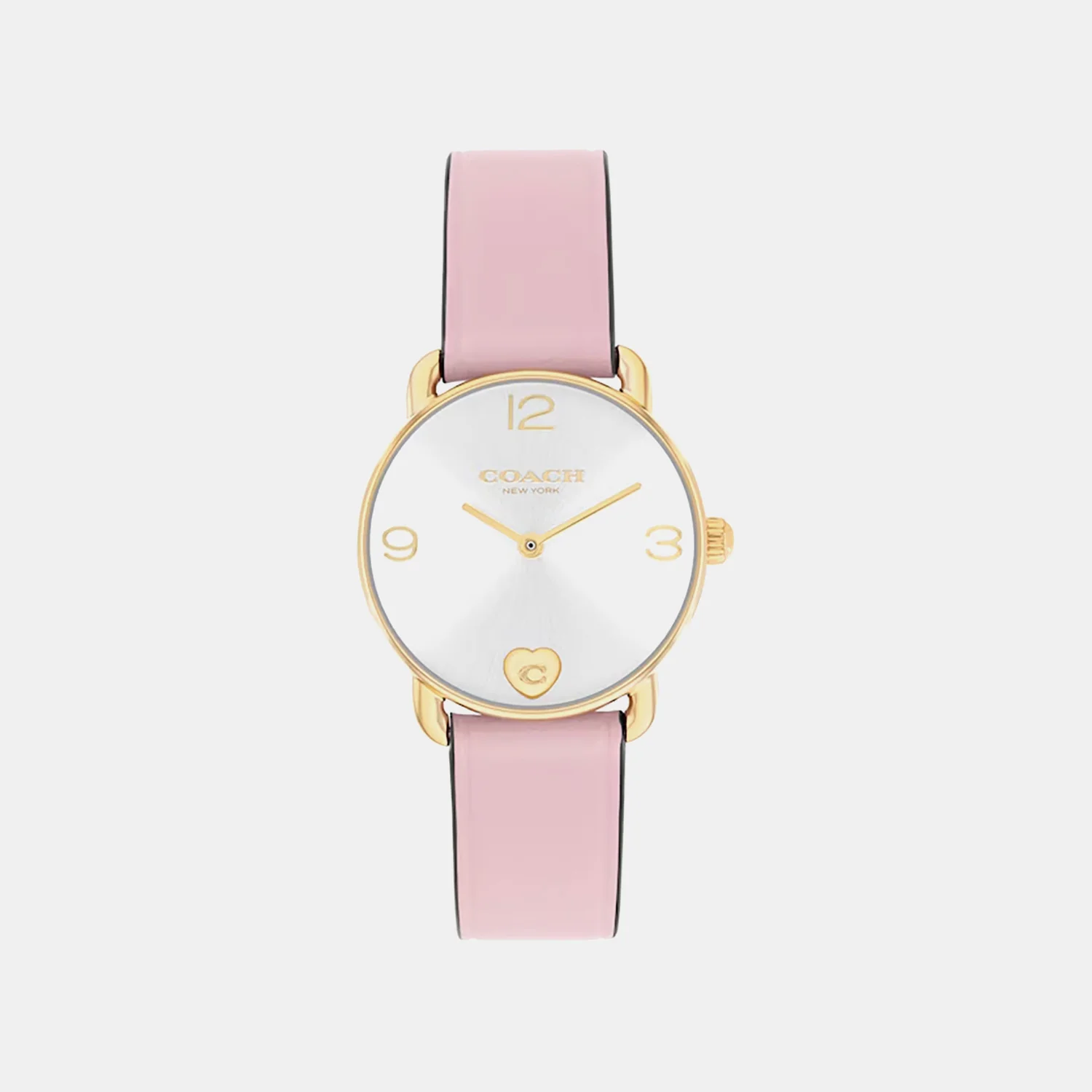 Elliot Women Quartz Silver Dial Analog Leather Watch 14000137