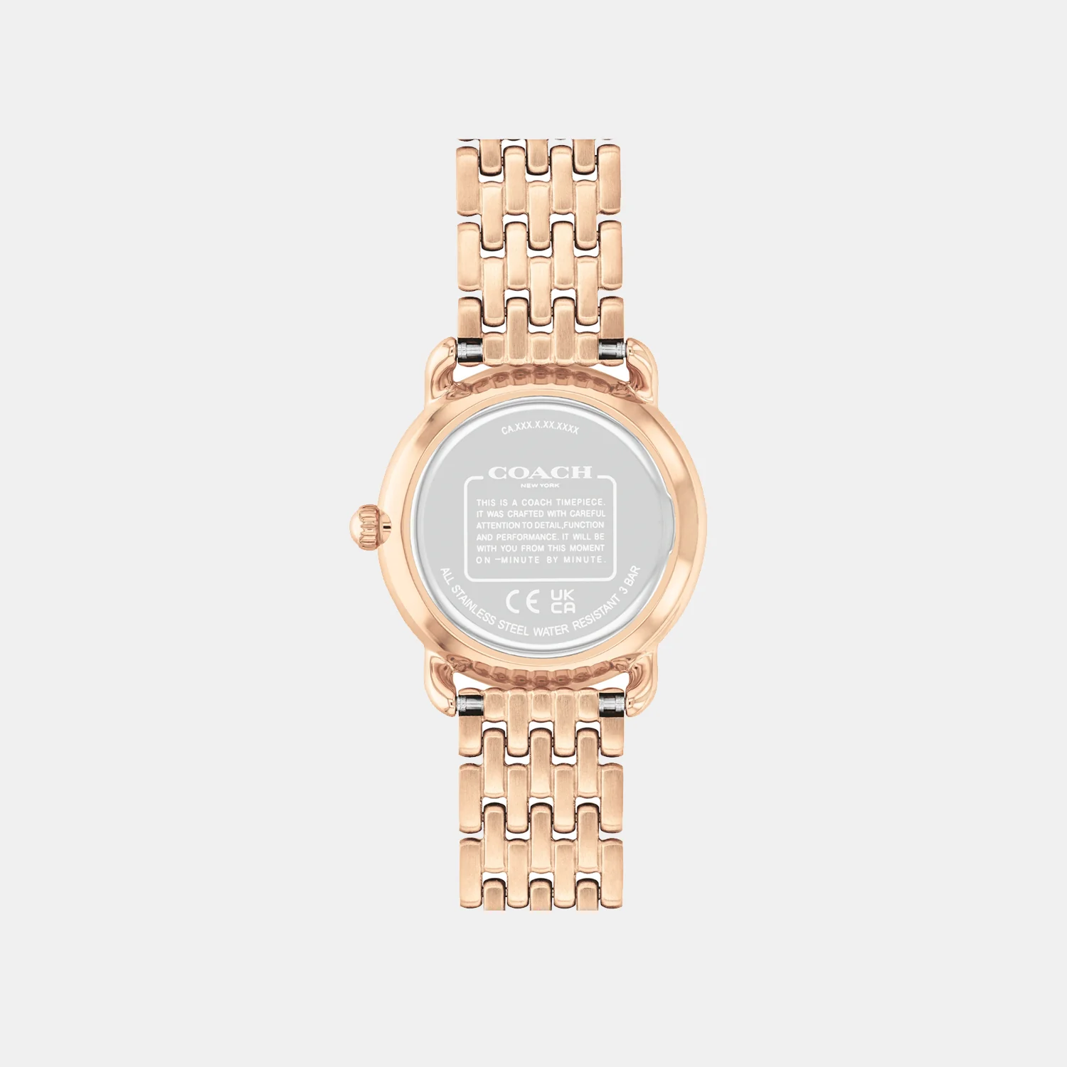 Elliot Women Quartz Rose Gold Dial Analog Stainless Steel Watch 14504371 - Image 2