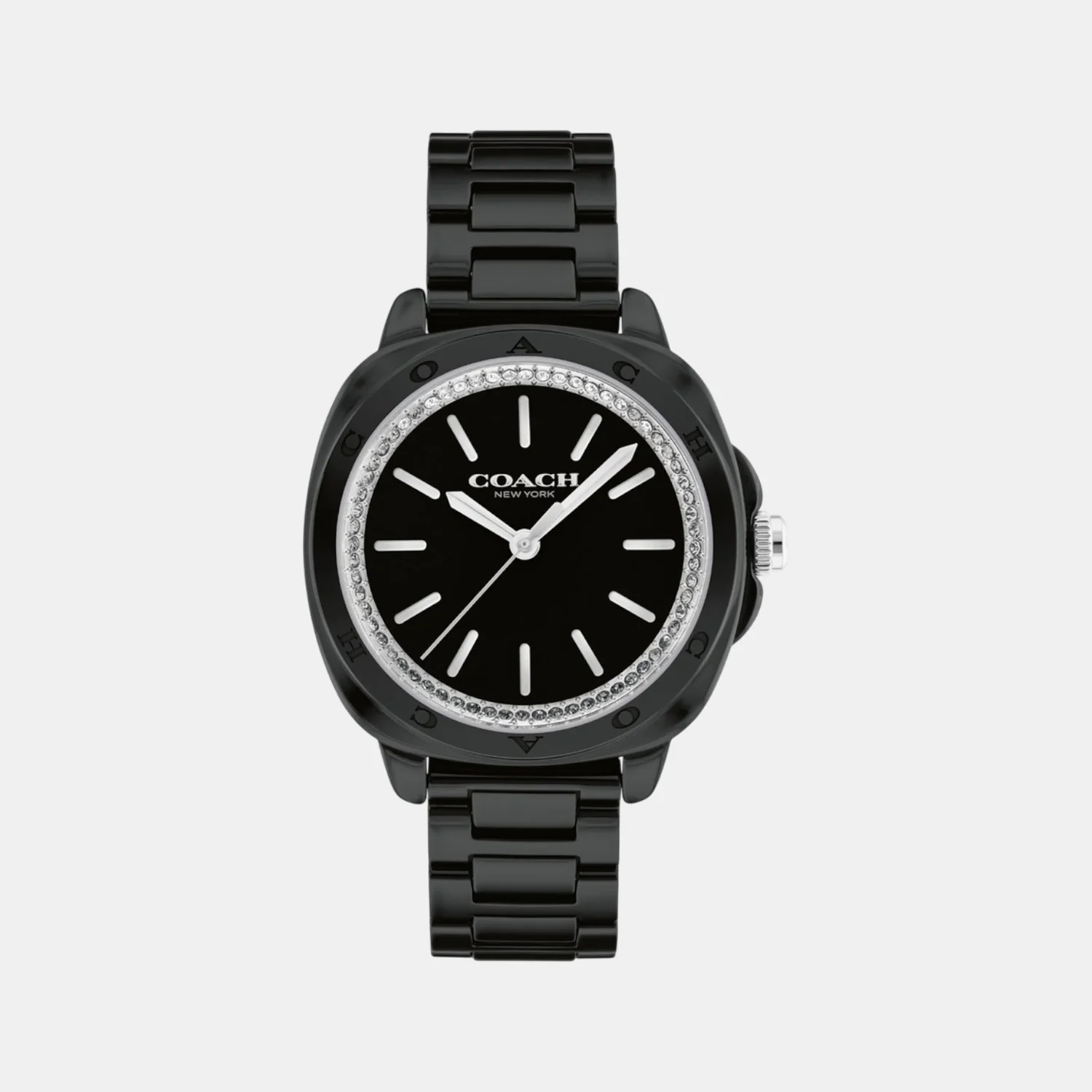 Kitt Women Quartz Black Dial Analog Ceramic Watch 14504406 - Image 2