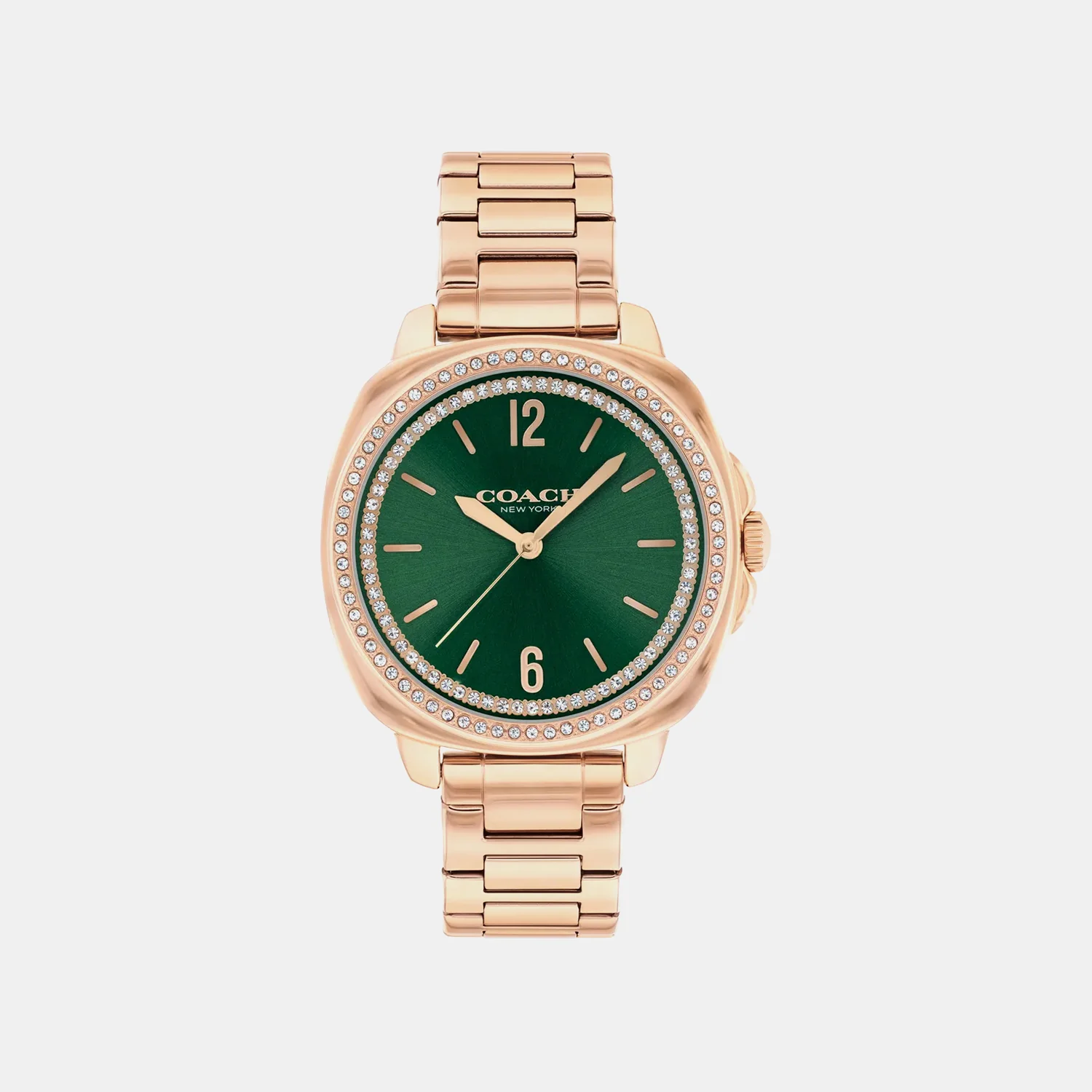 Kitt Women Quartz Dark Green Dial Analog Stainless Steel Watch 14504637
