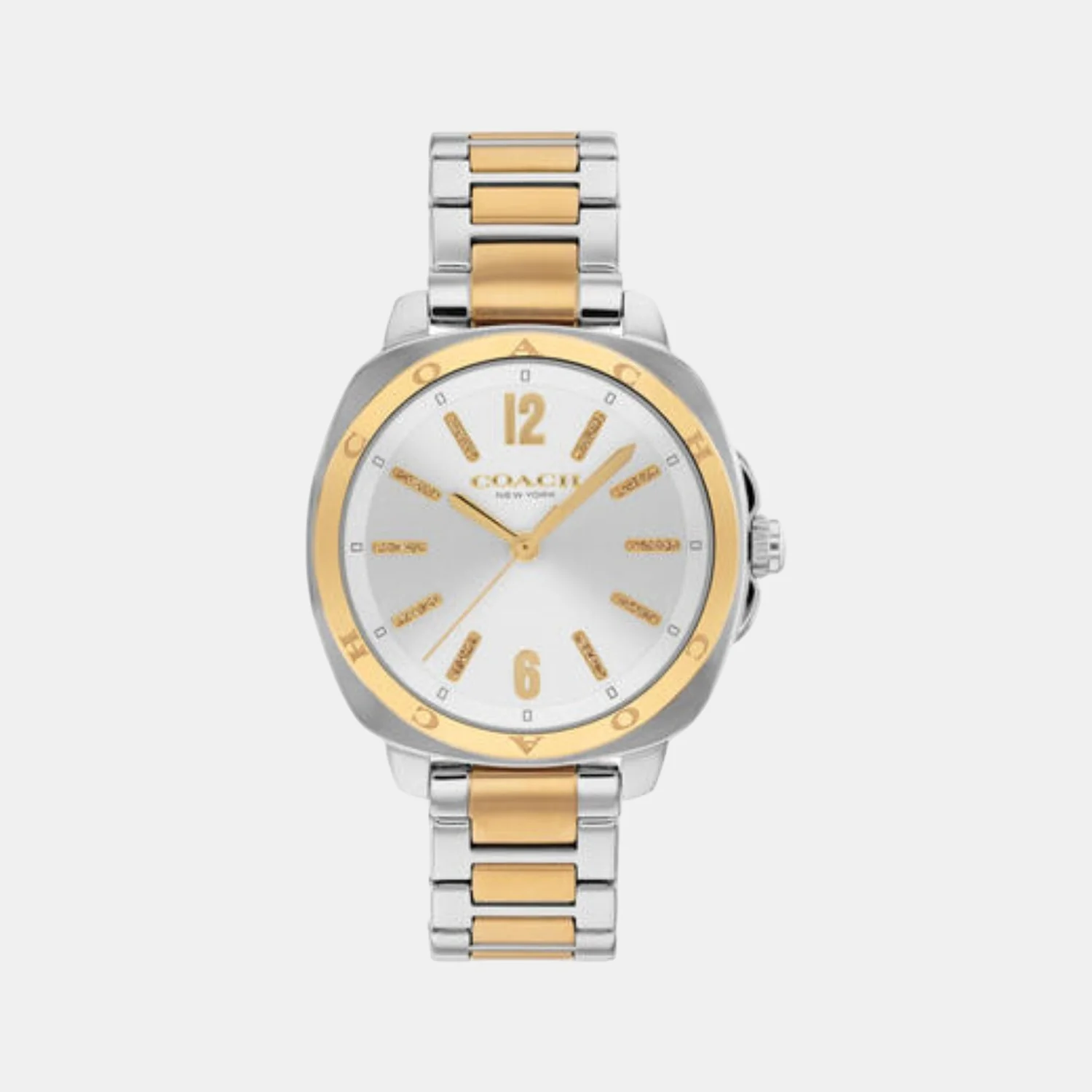 Kitt Women Quartz Dual Tone Dial Analog Stainless Steel Watch 14504544