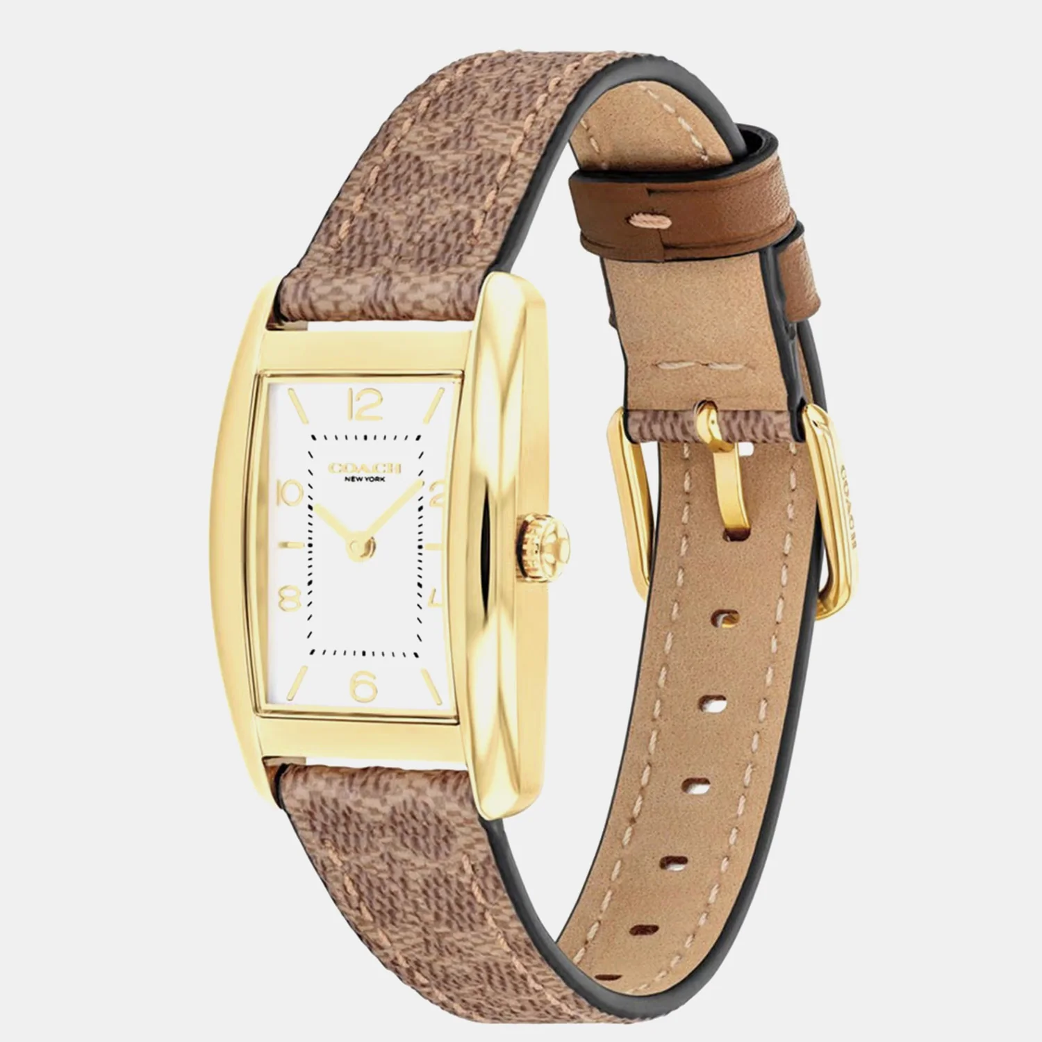 Reese Women Quartz White Dial Analog Leather Watch 14504355 - Image 3
