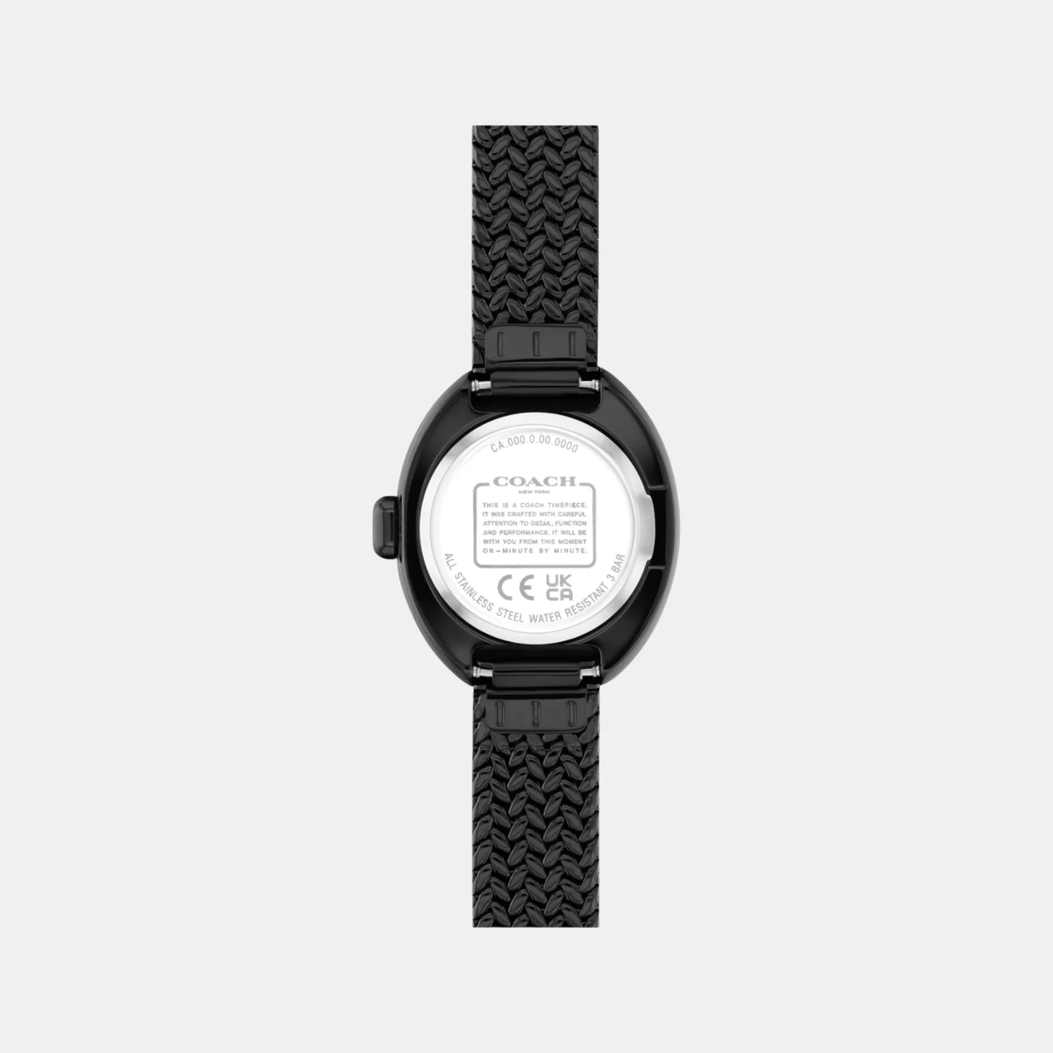 Sammy Women Quartz Black Dial Analog Mesh Watch 14504569 - Image 4