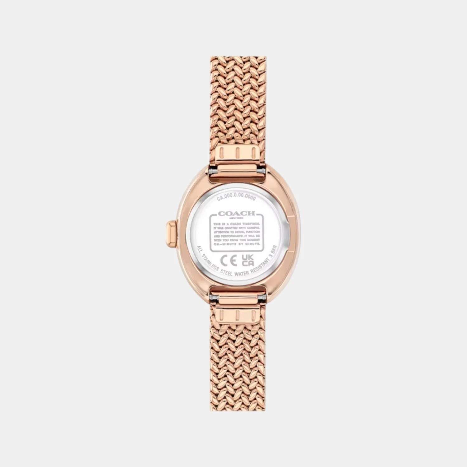 Sammy Women Quartz Rose Gold Dial Analog Stainless Steel Watch 14504568 - Image 3